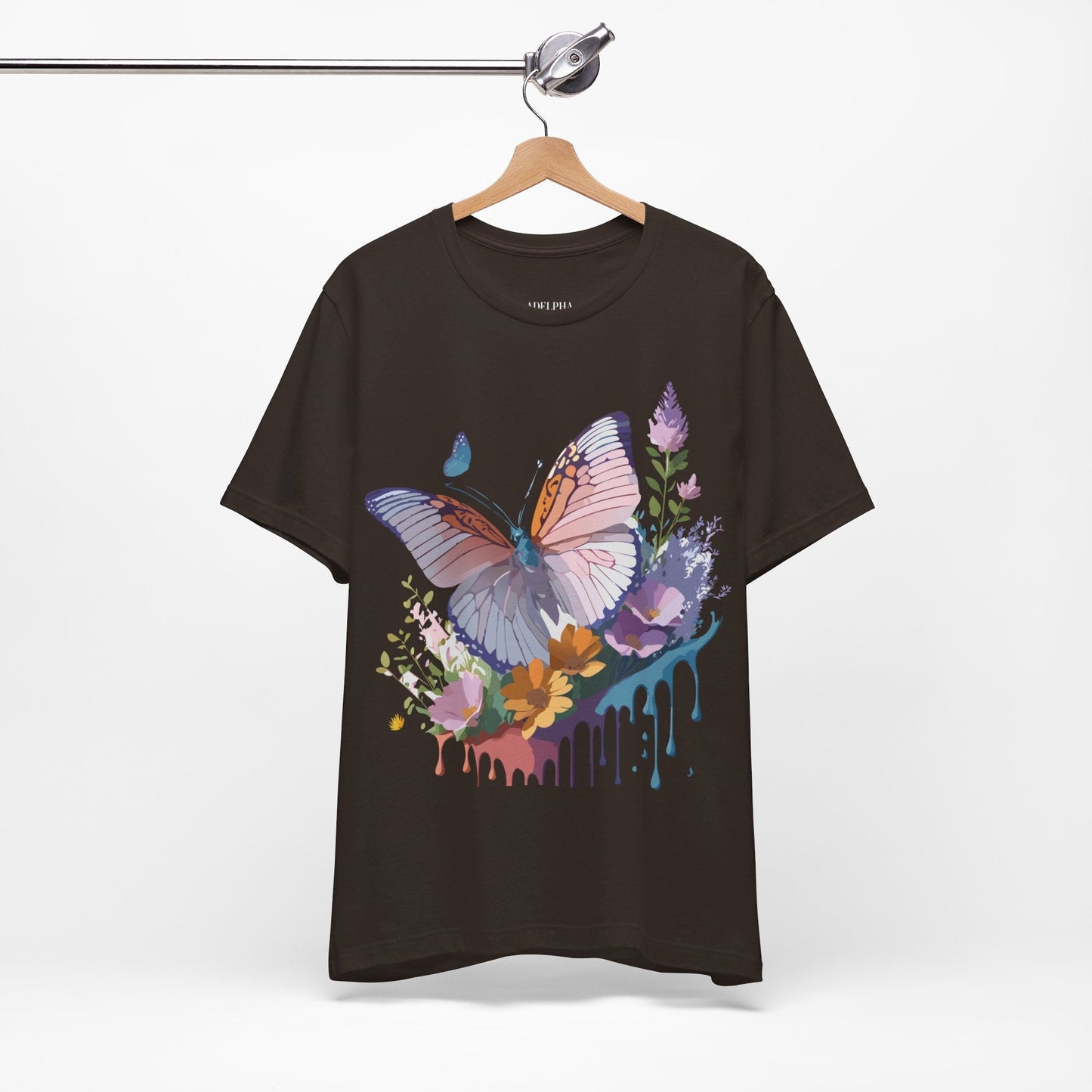 Butterfly Graphic Tee Unisex Adelpha Vintage Inspired Art Design Tee