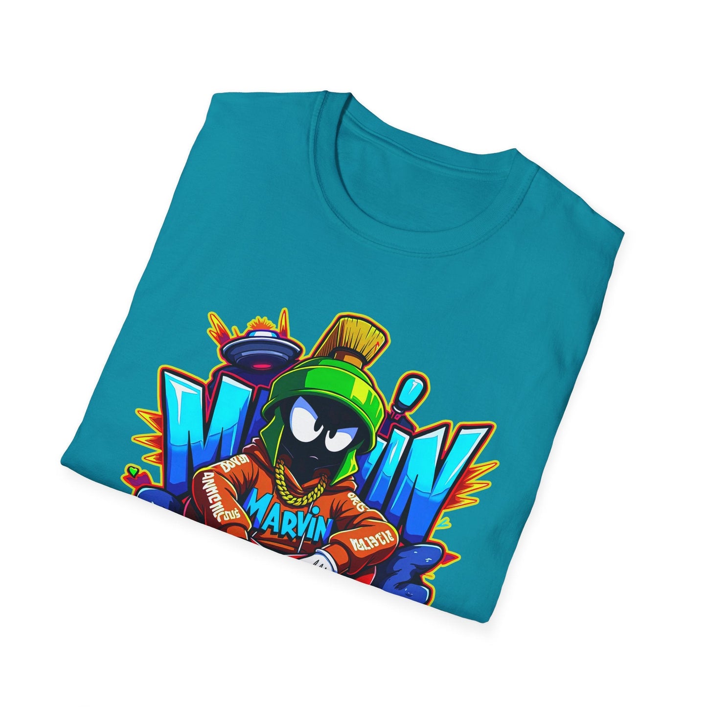 Unisex Cartoon T Shirt With Funny Animals Animation Graphic Gildan Softstyle 64000
