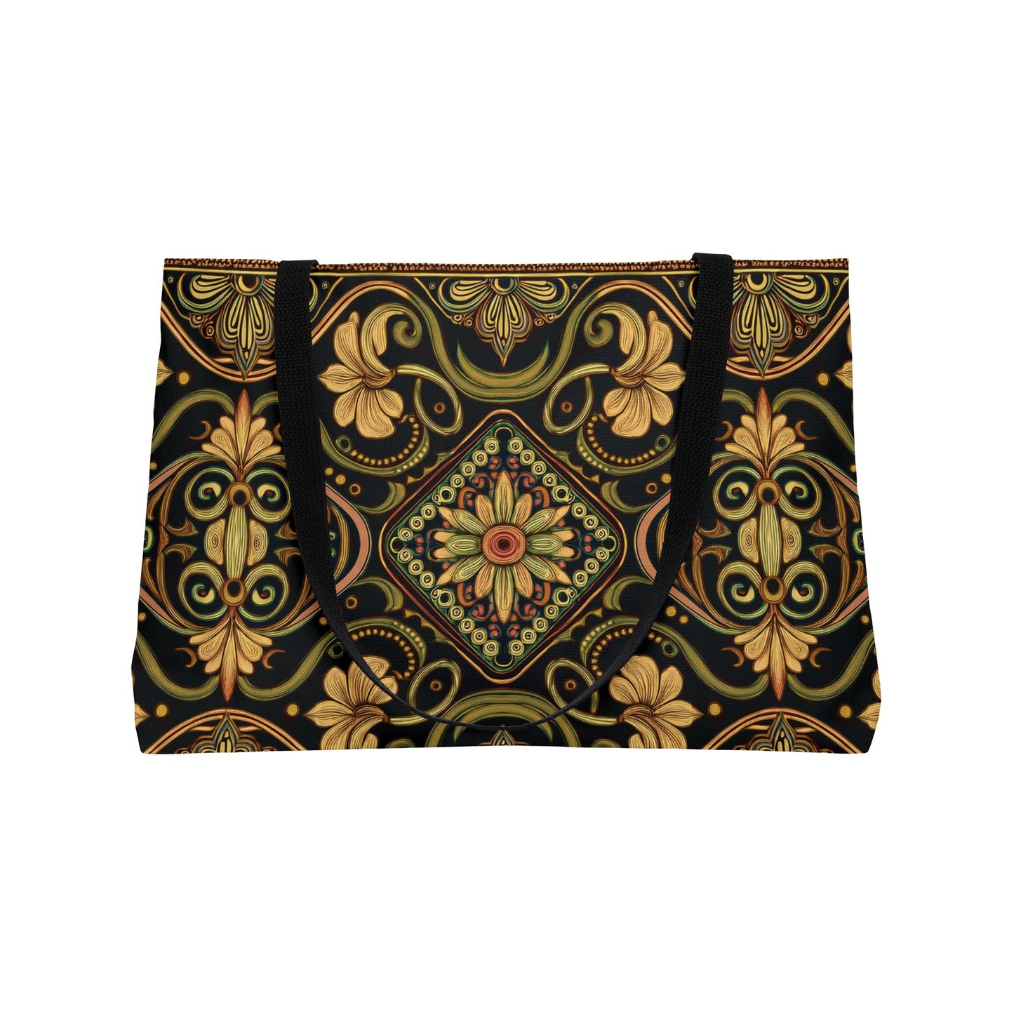 Ornament Print Big Bag High-Quality 100% Spun Poly 24x13 Canvas Art Bag OR-9