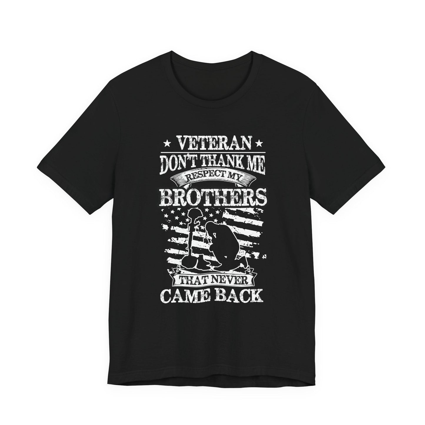 Army Veteran Patriotic Graphic Design Unisex Cotton T-Shirt v60