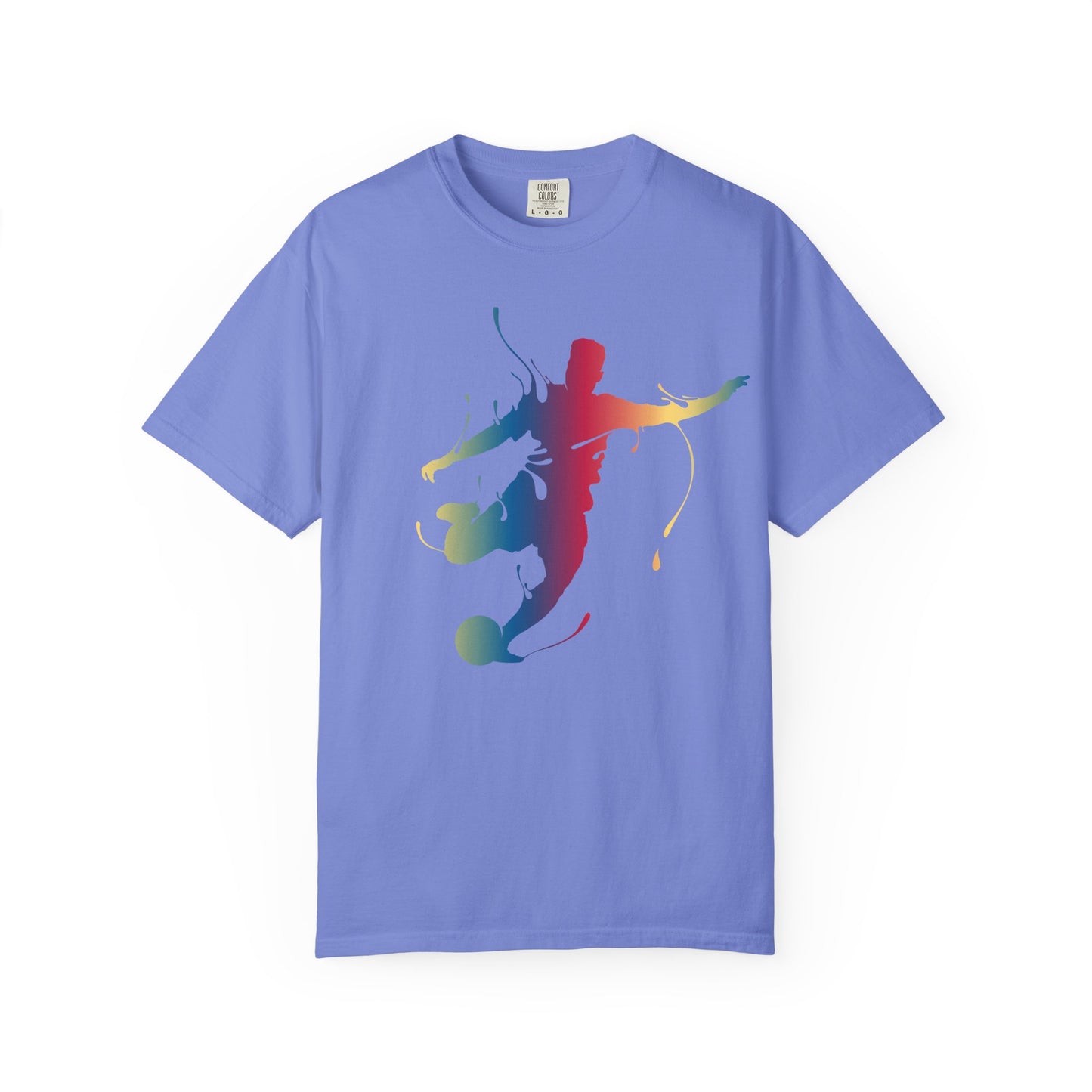 Camiseta unisex con diseño de arte deportivo.