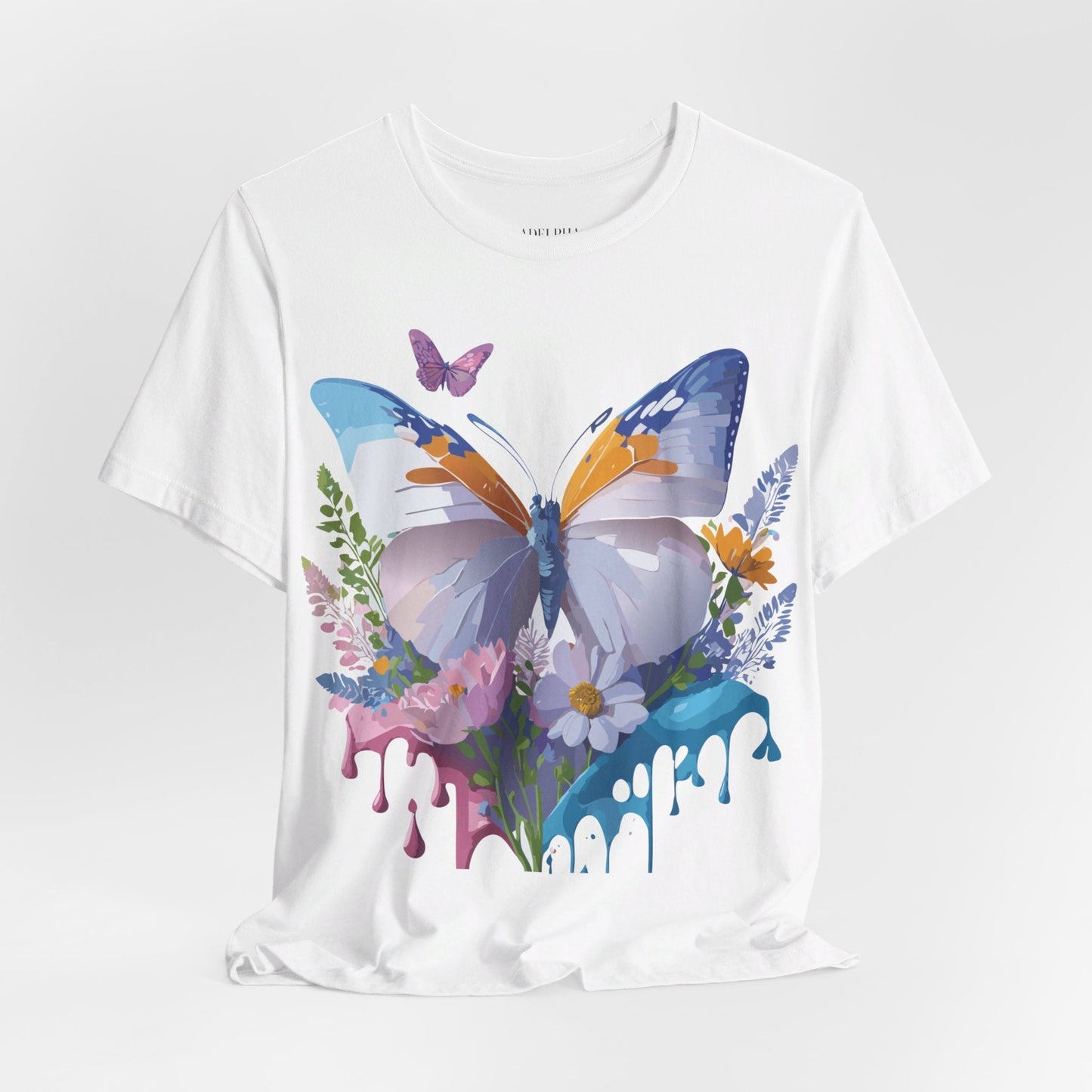 Butterfly Graphic Tee From Adelpha Vintage Artwork Unisex Short Sleeve Shirt