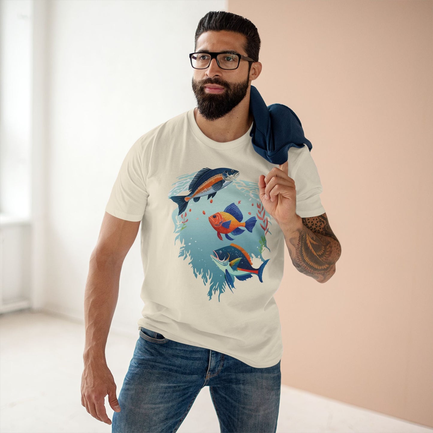 Ocean Shirt Ocean Pacific OP9 Unisex Premium Cotton Tee With Original Art Design