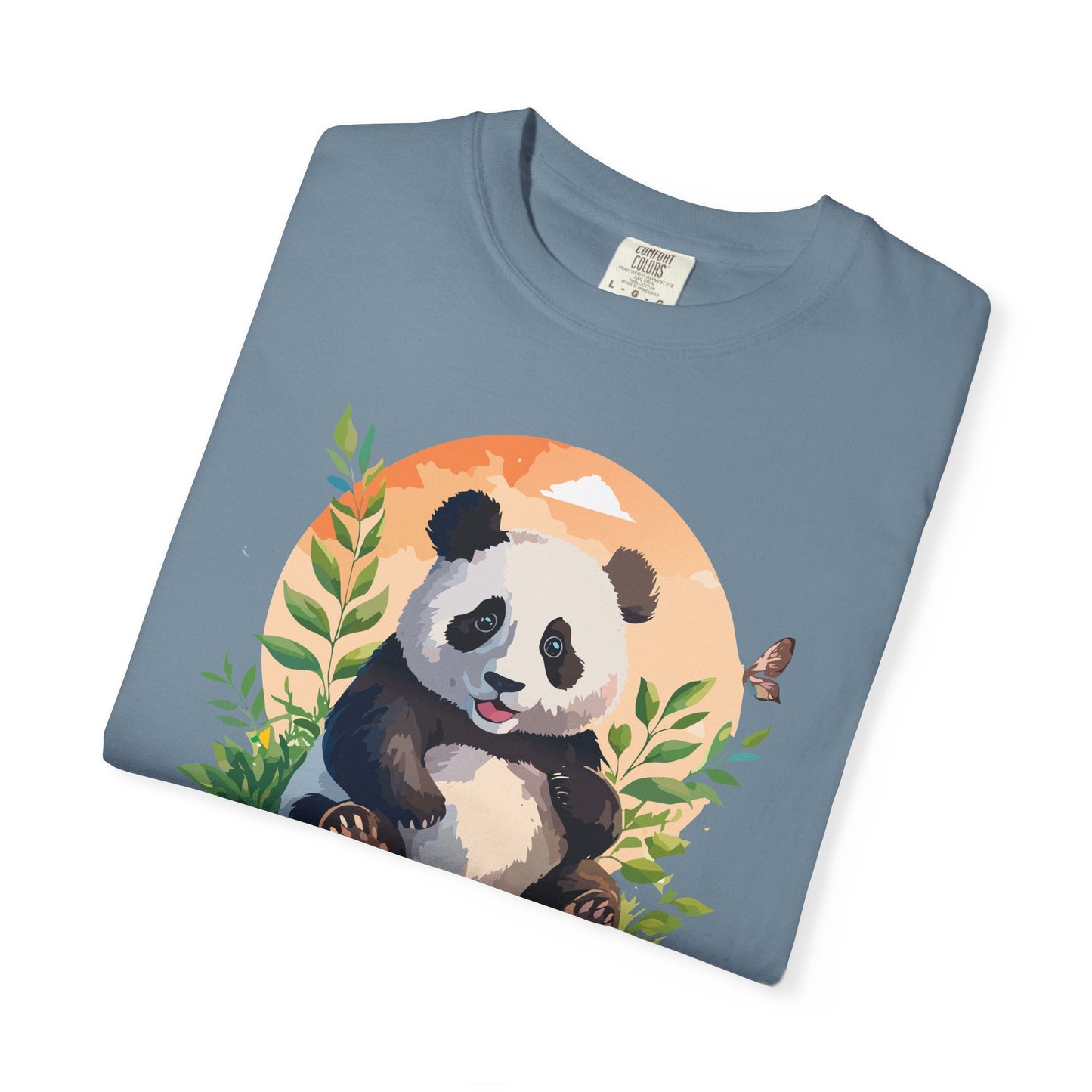 Panda Portrait Graphic T-Shirt Unisex Cotton Floral Animal Art Tee pp4