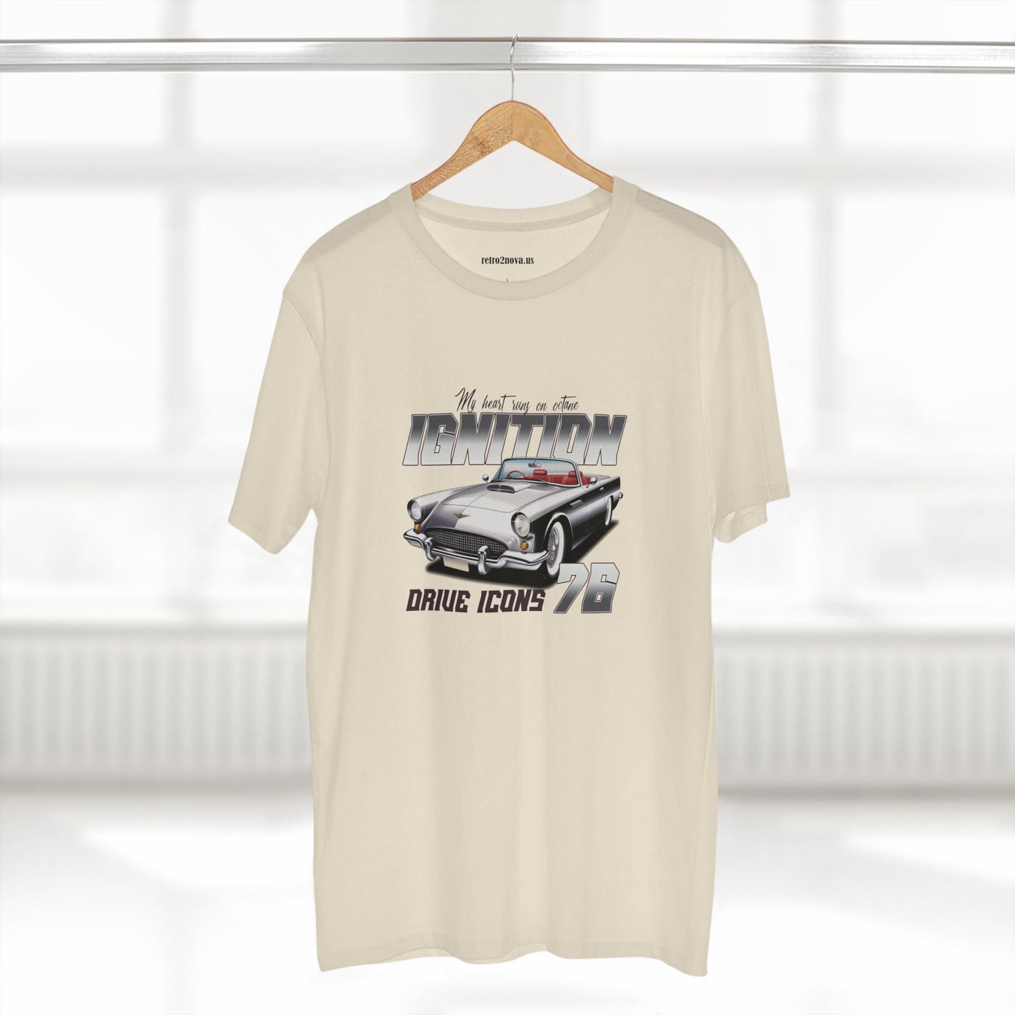Retro Car Shirts Vintage Car Shirts RC11 Unisex Premium Cotton Tee With Original Art Design