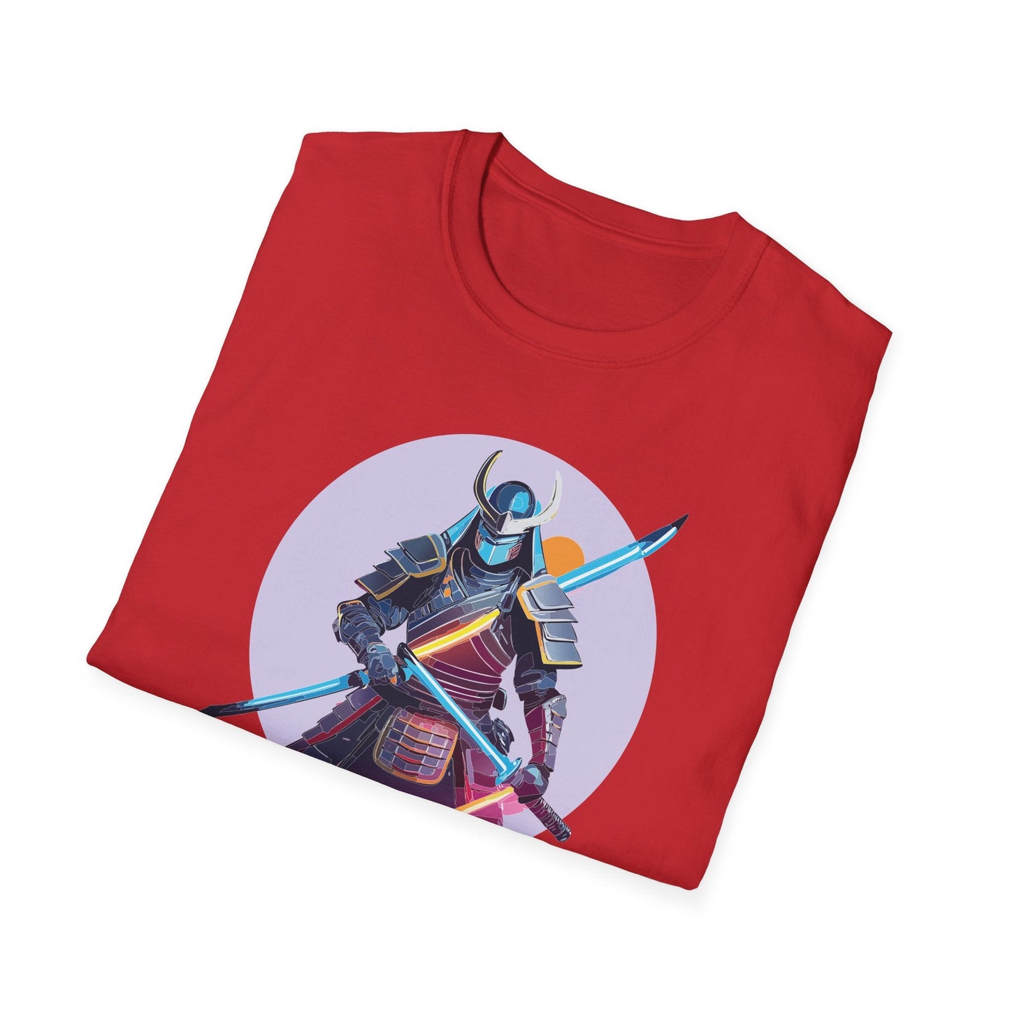 Samurai Shirt Unisex Gildan Softstyle Tee 100 Percent Cotton Lightweight Comfort