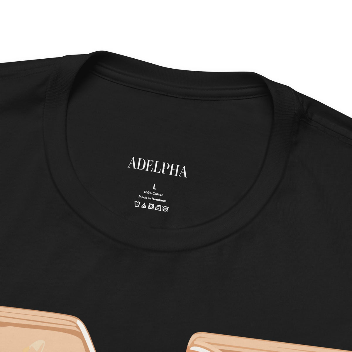 Letter N Graphic Unisex Cotton Bella+Canvas Tee with Art Letter Design