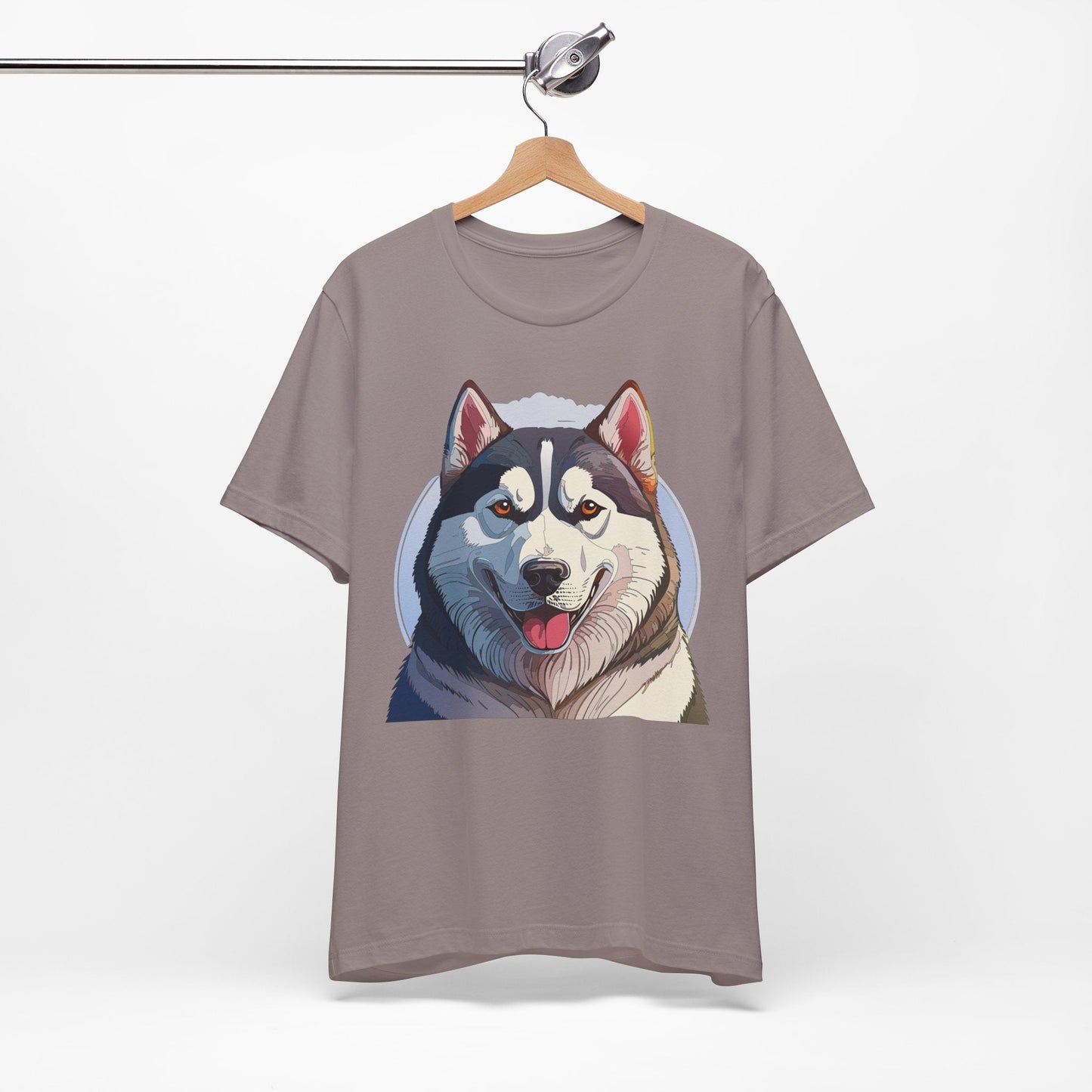 Unisex Animal Shirt Art Design Tee With Wild Animals Graphic Print Short Sleeve Style