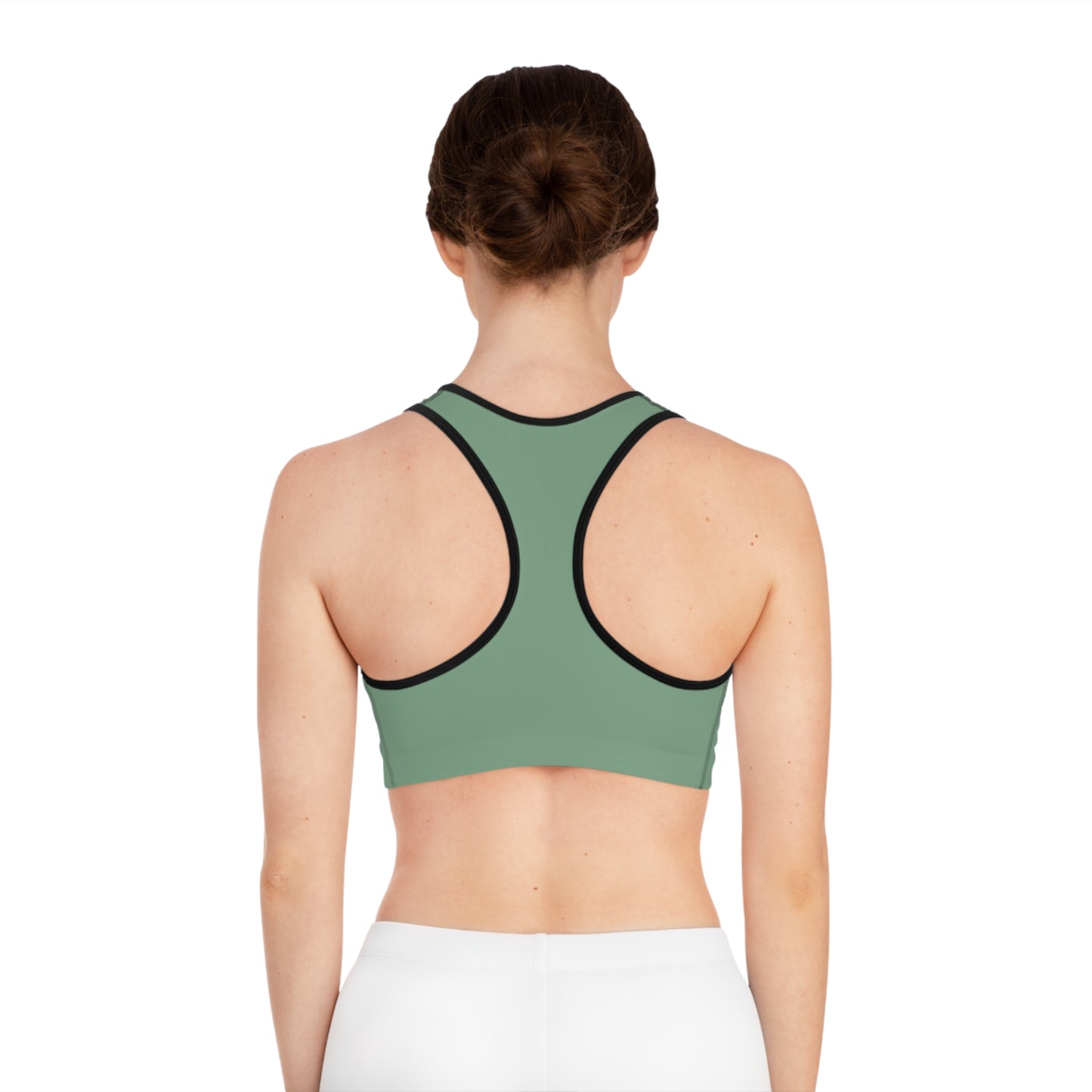 Green Color Sports Bra, Green Sports Bra 4