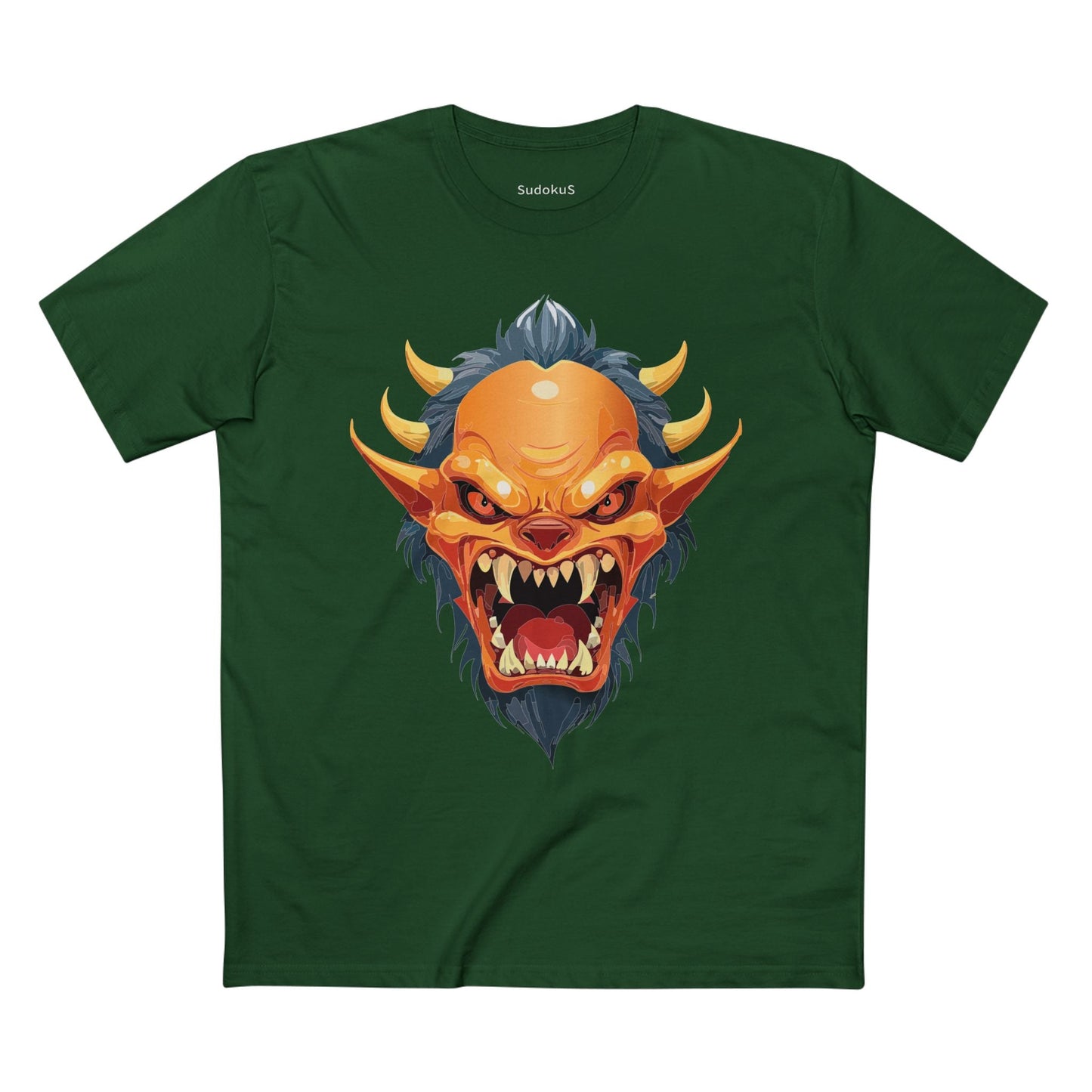 Cartoon Monsters Graphic Unisex 100 Cotton Staple Tee 8
