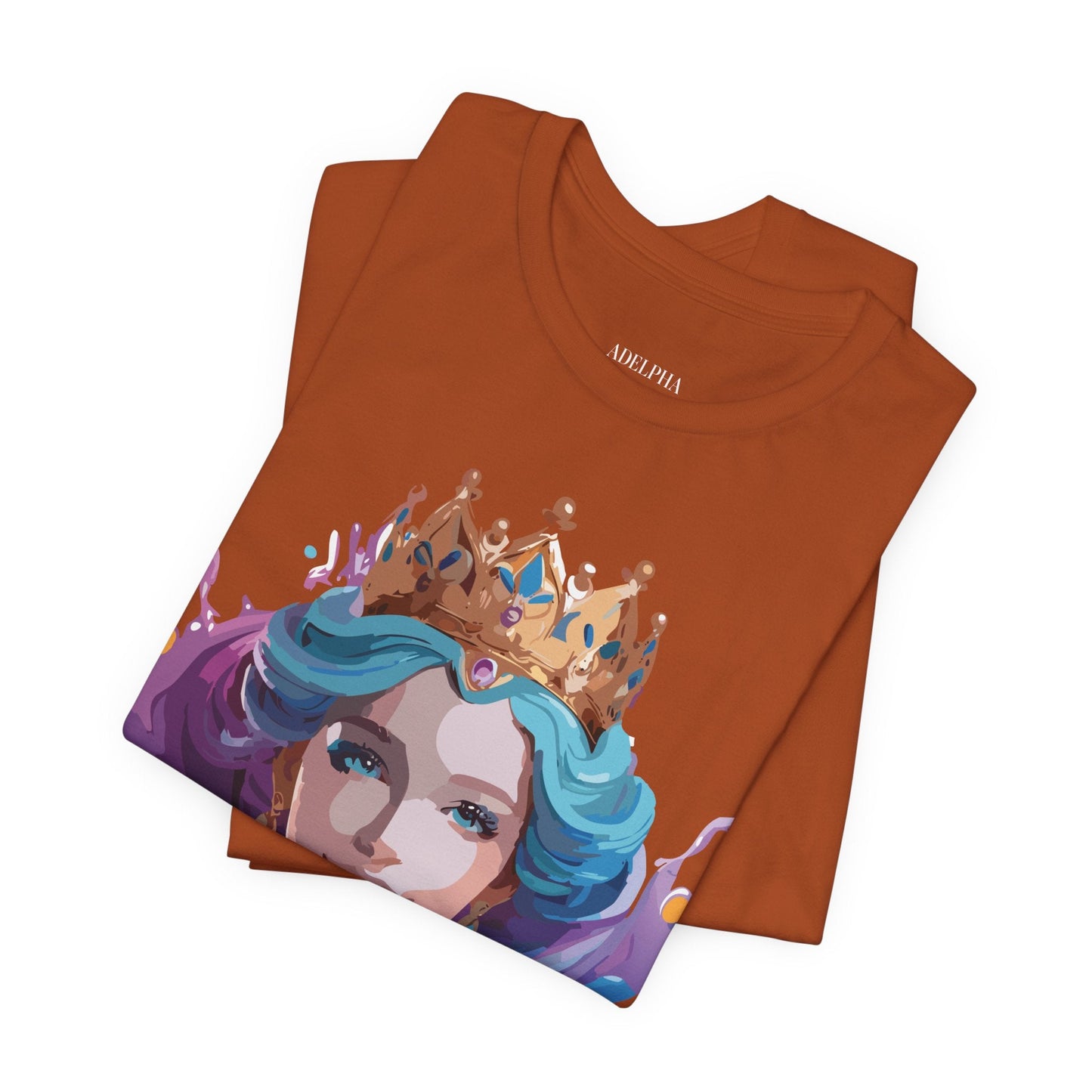 Queen Woman Portrait Graphic Unisex 100 Cotton Vintage Artwork Tee 1