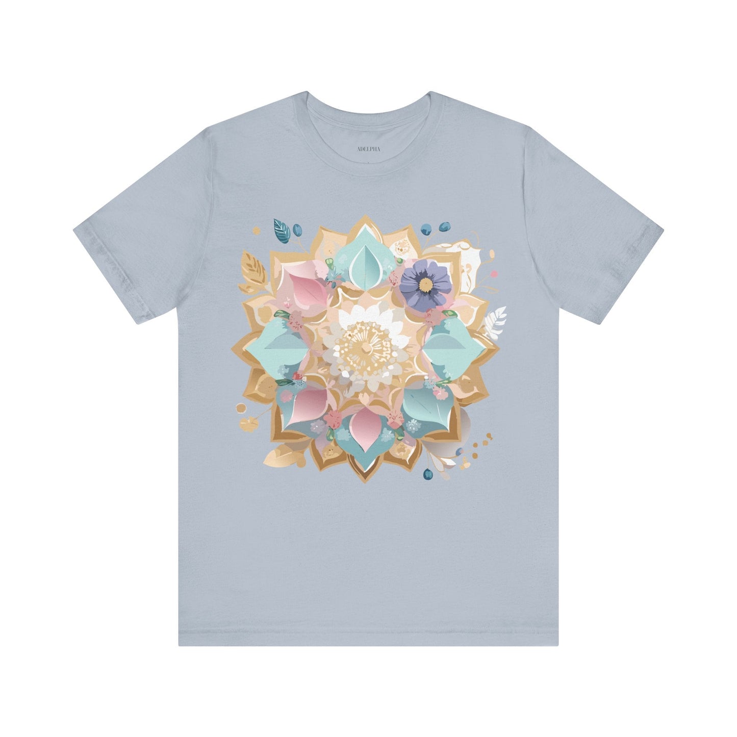 Adelpha Mandala Graphic Tee Unisex Jersey Short Sleeve Vintage Inspired Artwork Shirt