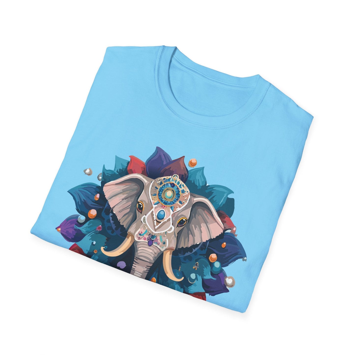 Elephant T Shirt Unisex Softstyle 64000 Short Sleeve Cotton Tee Comfortable Everyday Wear
