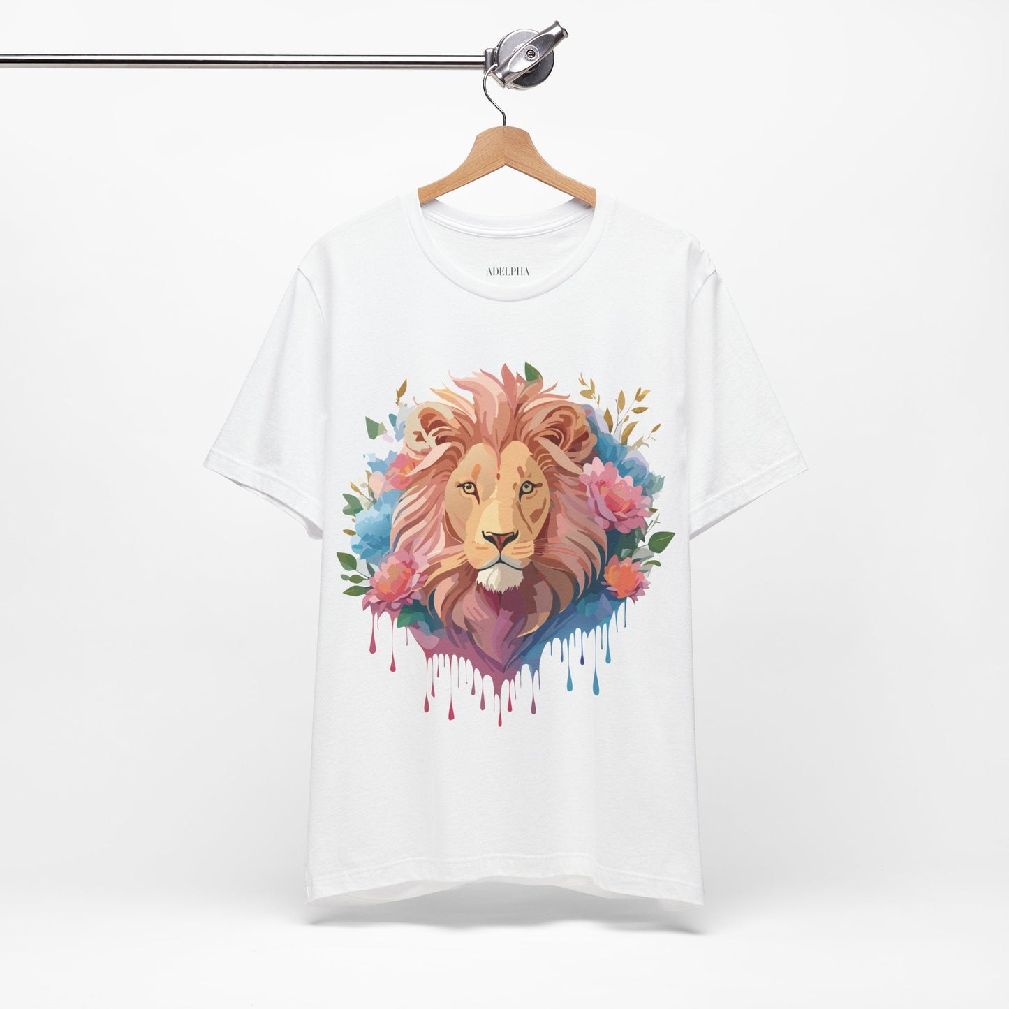 Lion Graphic T Shirt Unisex Short Sleeve Tee Vintage Inspired Adelpha Artwork Apparel