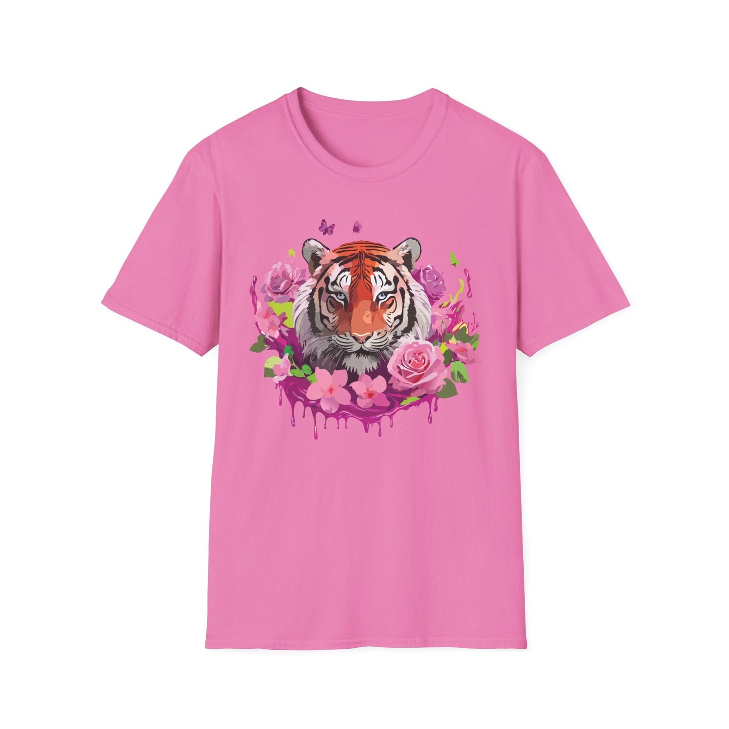 Tiger Shirt Unisex Tee Gildan Softstyle 64000 Ring Spun Cotton
