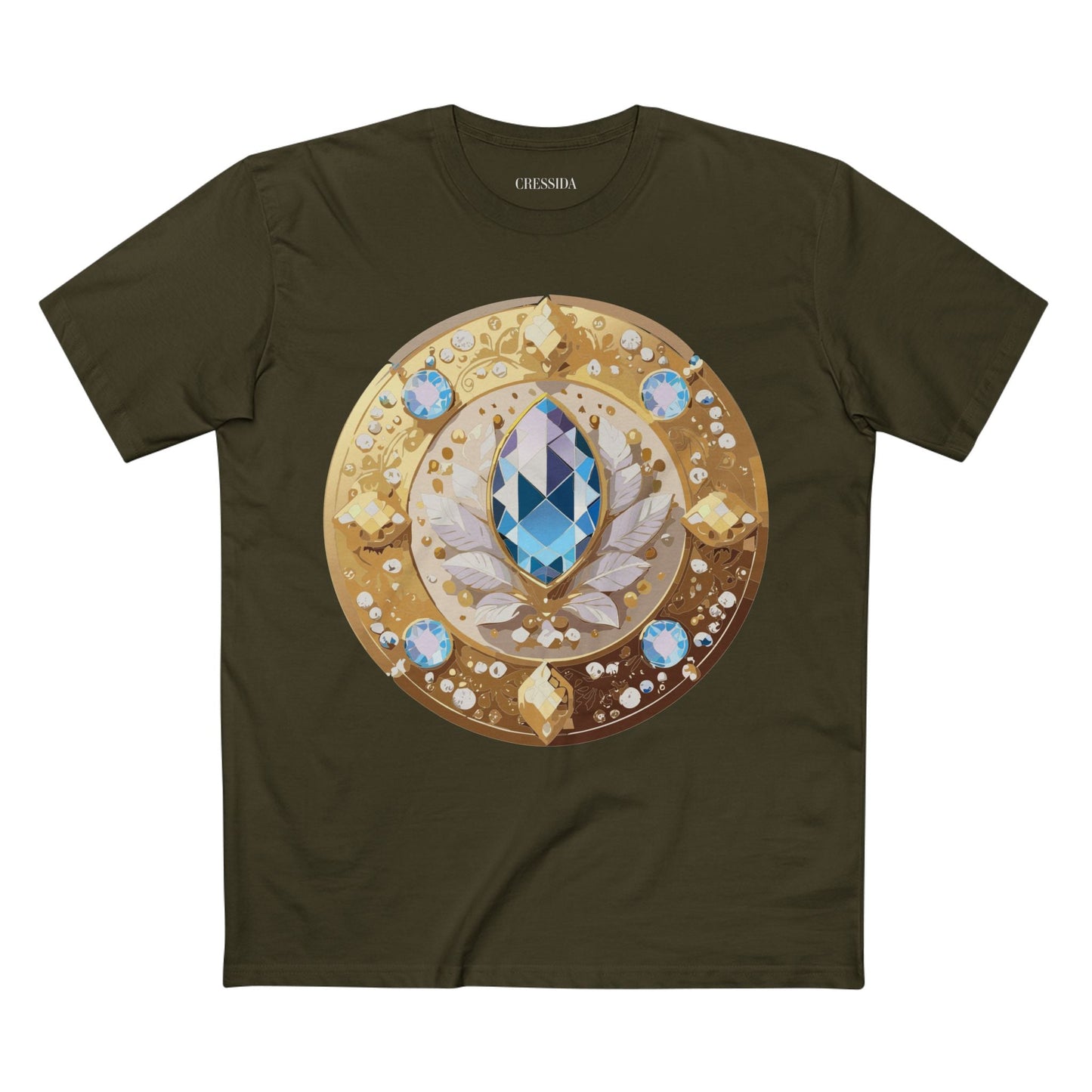 Medallion Graphic T-Shirt Unisex 100 Cotton With Gold Art Design Medal Tee 17