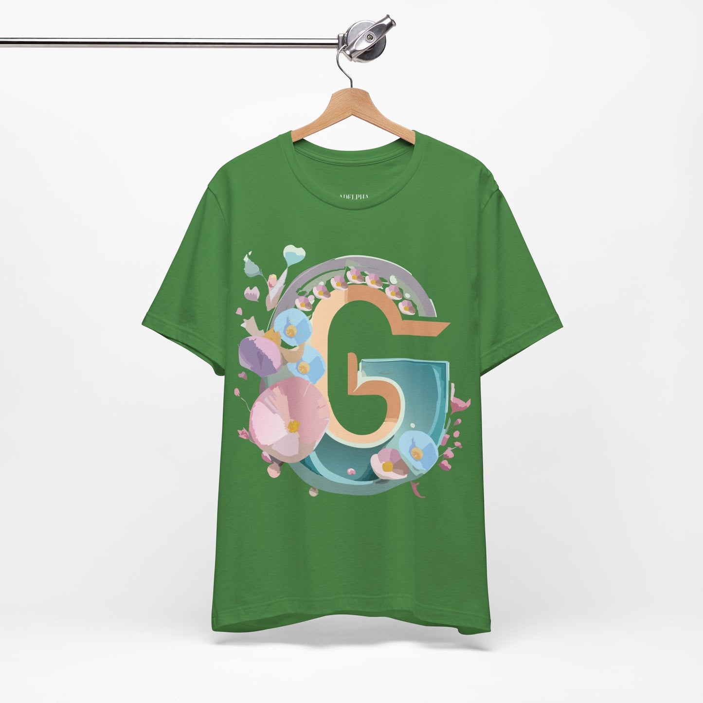Adelpha Letter G Shirt Unisex Jersey Short Sleeve Graphic Tee With Vintage Inspired Artwork