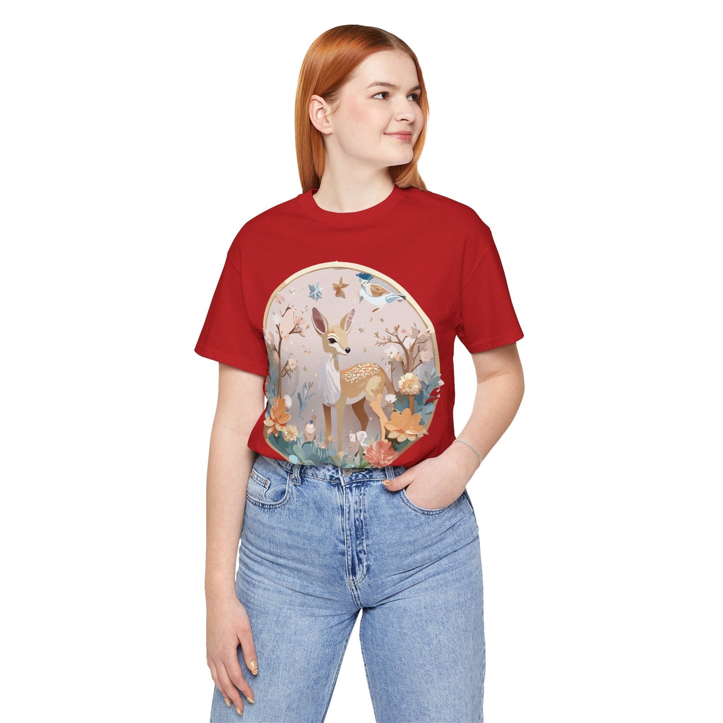 Adelpha Medallion Shirt Unisex Graphic Tee Vintage Inspired Art Design Short Sleeve T Shirt