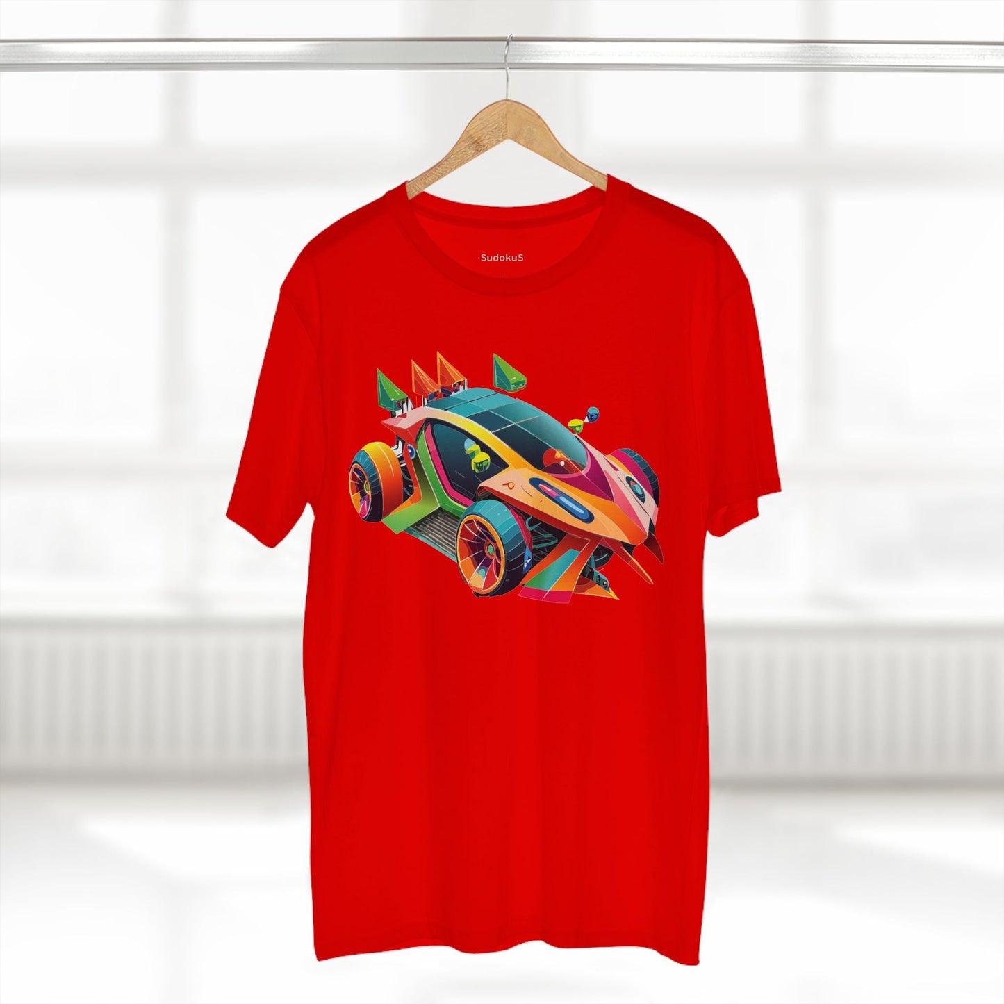 Car Graphic Unisex 100 Cotton Staple Tee 25