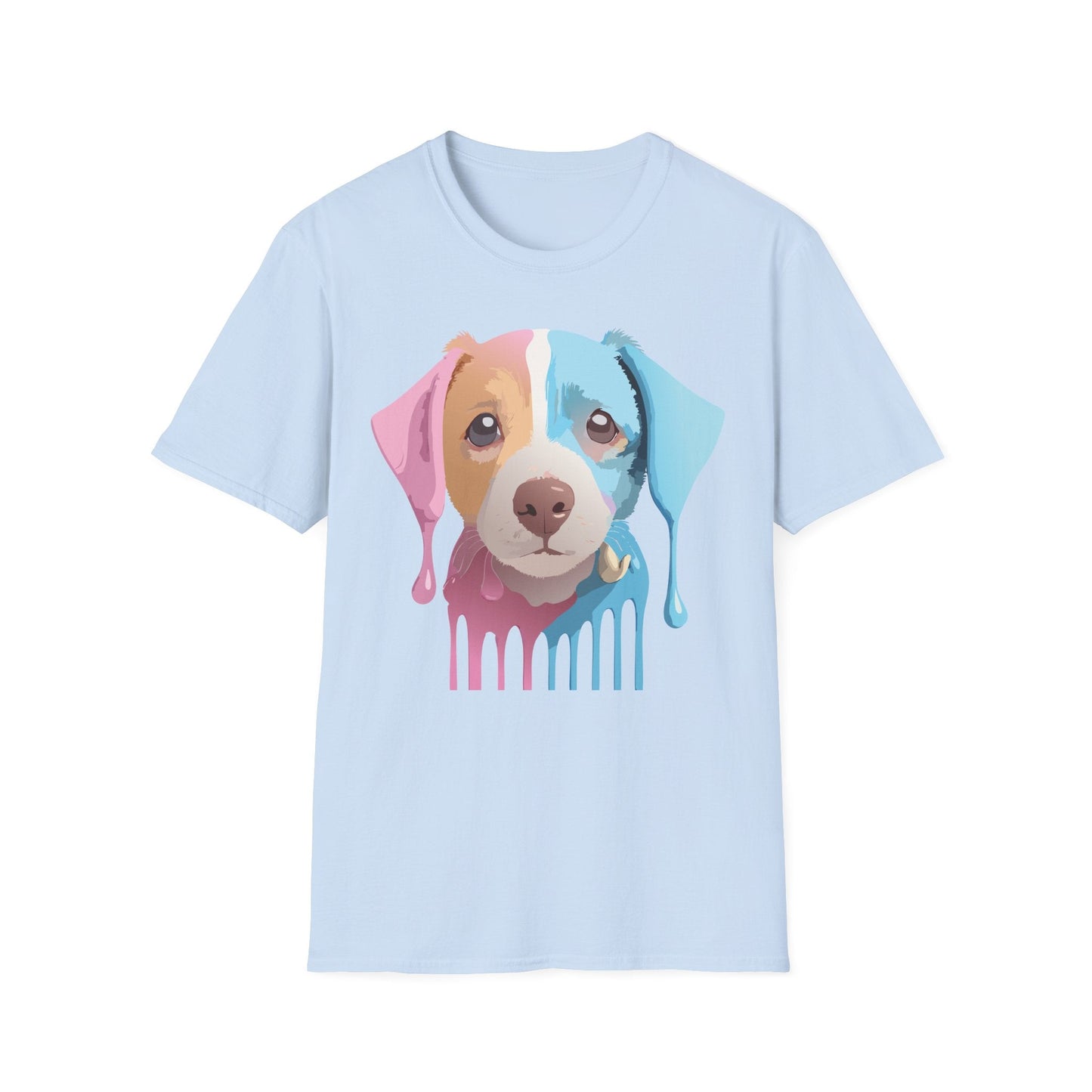 Unisex Dog Shirt Animal Tee Gildan Softstyle 64000 Cotton Tee