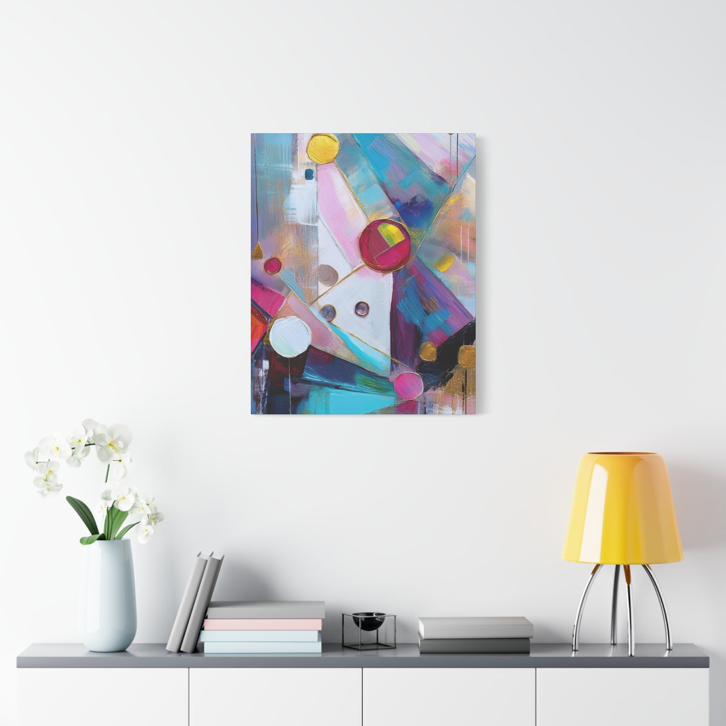 Abstract Oil Painting Print Canvas 20x24,20x30,24x30 24x32,24x36,30x40 32x48,36x48,40x60 Pine-Wood Inner Frame ABS-170