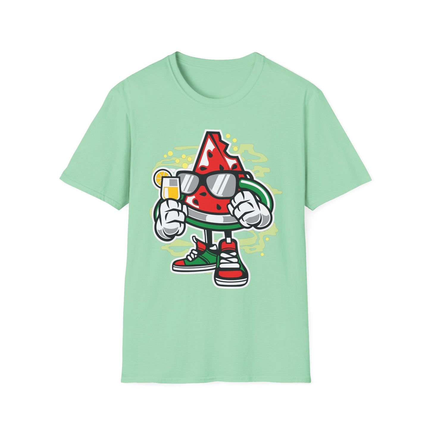 Cartoon T Shirt Animation T Shirt Funny Tee Shirt Unisex Gildan Softstyle 64000 Artwork