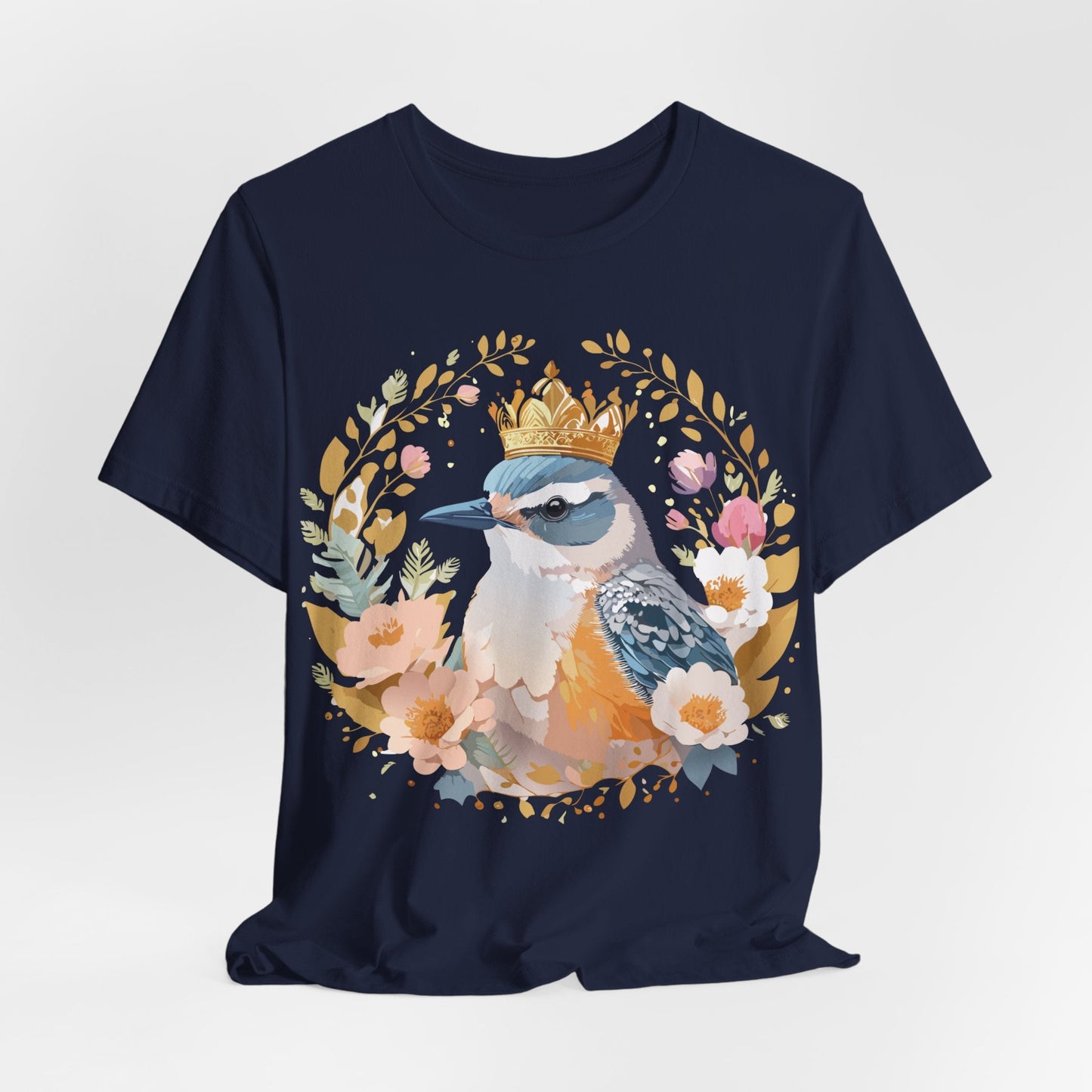 Adelpha Medallion Graphic Tee Unisex Short Sleeve Vintage Inspired Art Design Apparel
