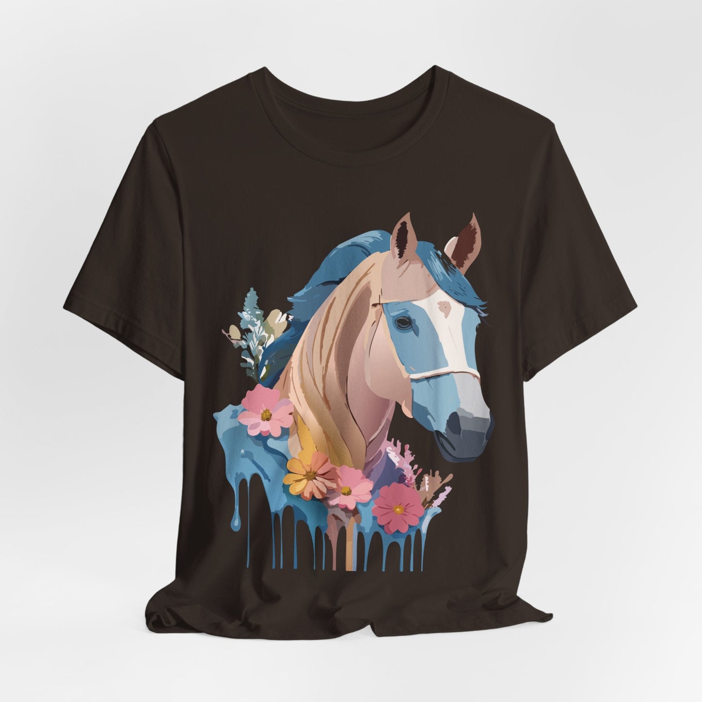 Horse Graphic Unisex 100 Cotton Vintage Animal Art T-Shirt 12