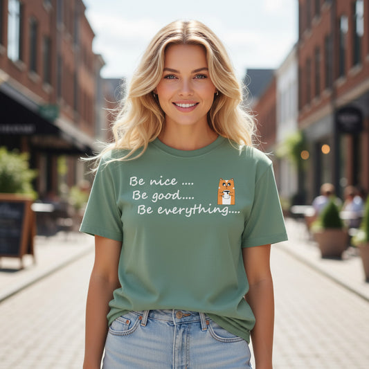 Positive Quotes Slogan Graphic Tee Unisex 100 Cotton Comfort Colors T-Shirt 78