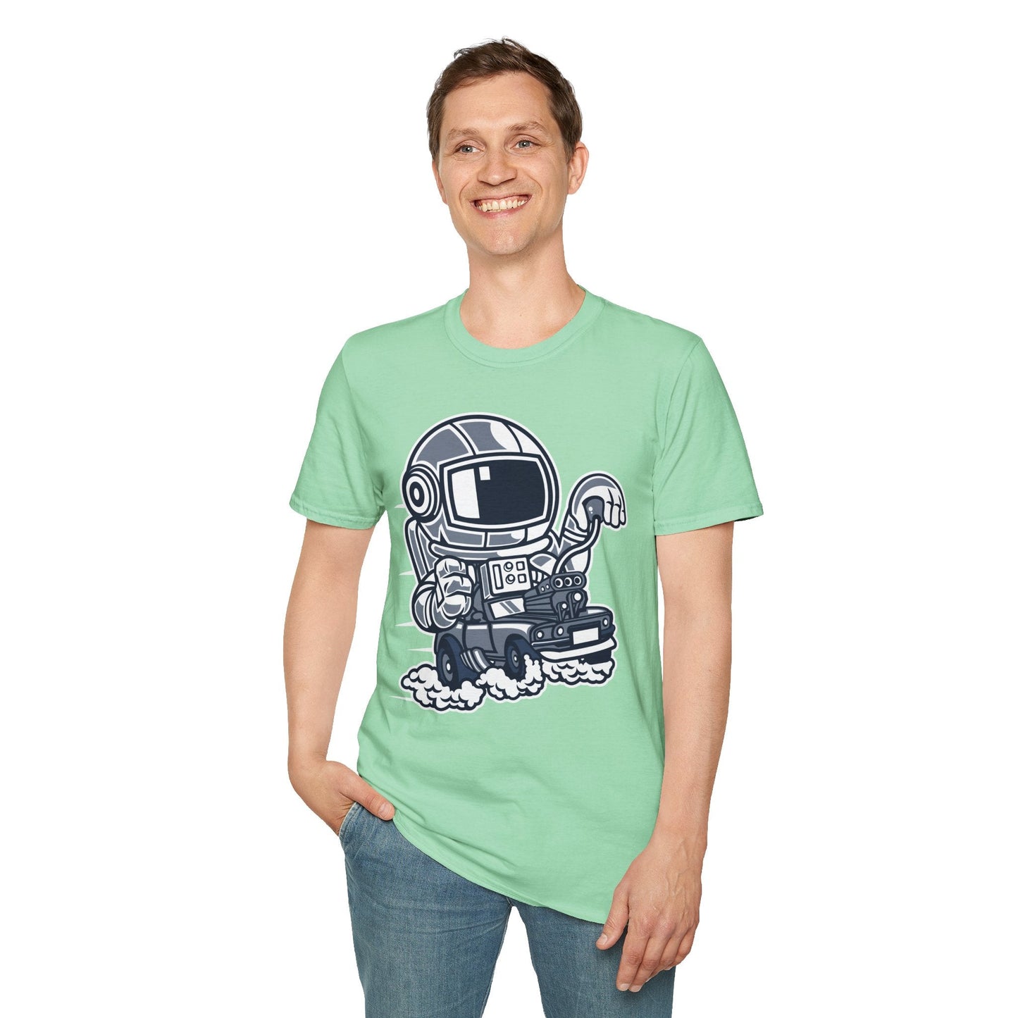 Cartoon T Shirt Animation T Shirt Funny Tee Unisex Softstyle 64000 Gildan 100 Percent Cotton