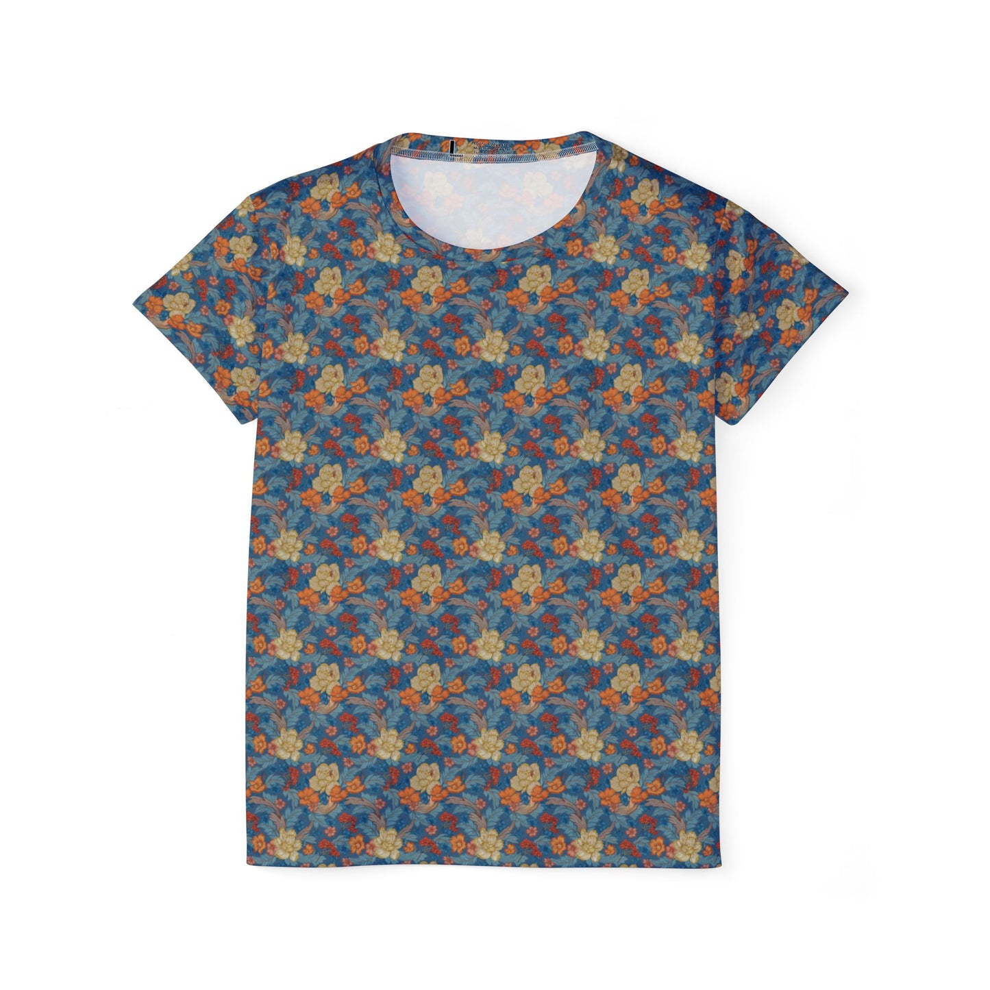 Women Poly T-Shirt with Floral Print