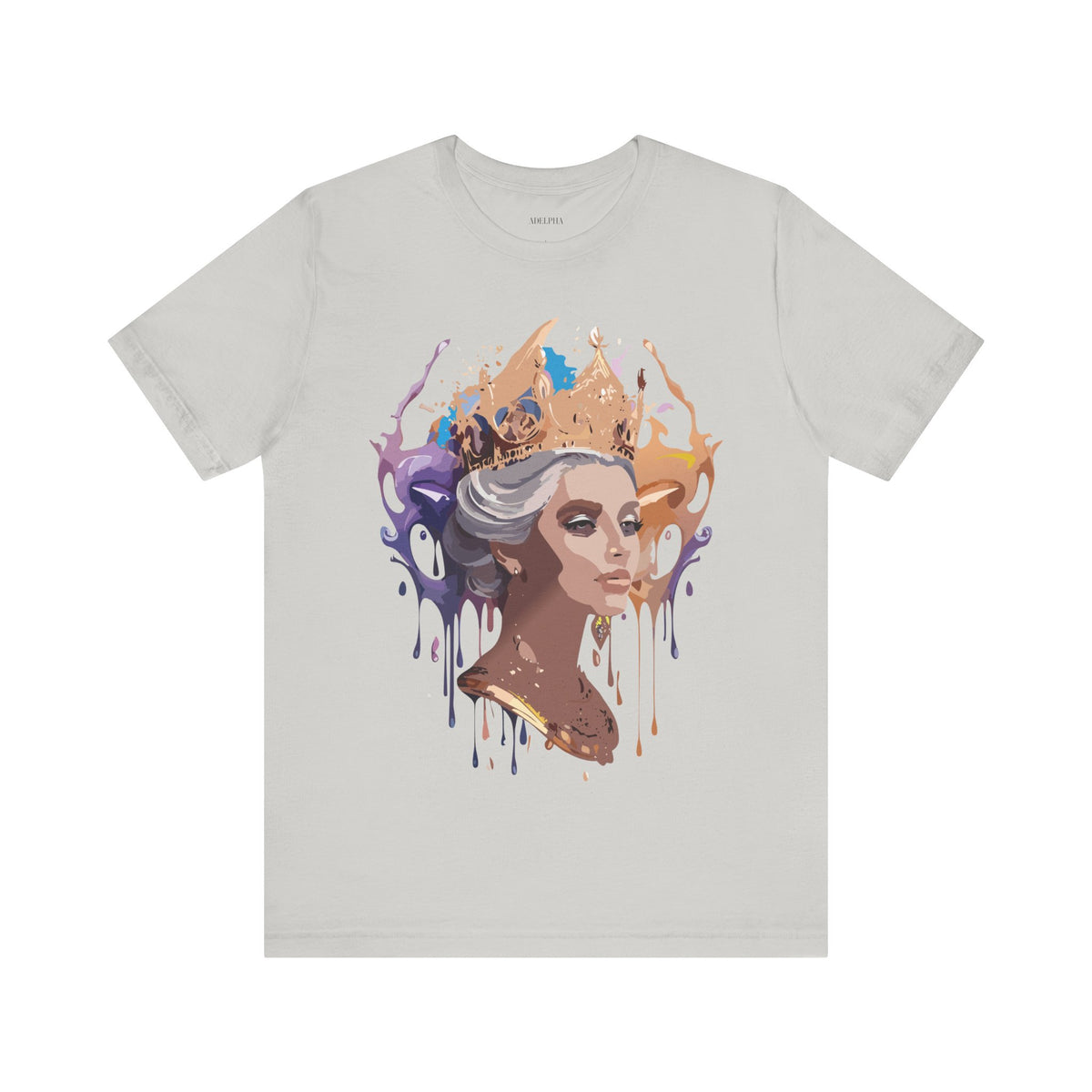 Queen Graphic Unisex Cotton Bella+Canvas Tee with Art Design m185