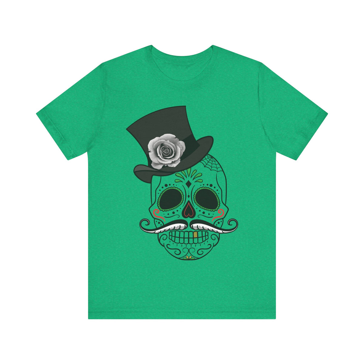 Camiseta unisex de algodón con calavera