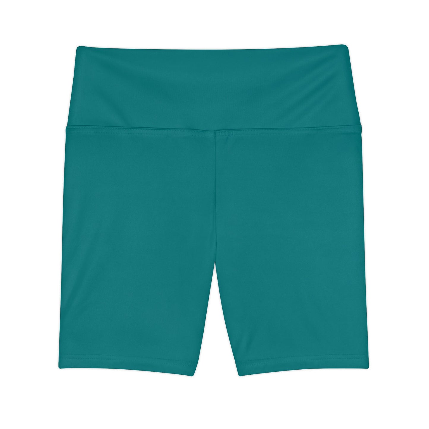 True Teal Women's Workout Shorts — Teal Athletic Biker Shorts for Yoga & Gym