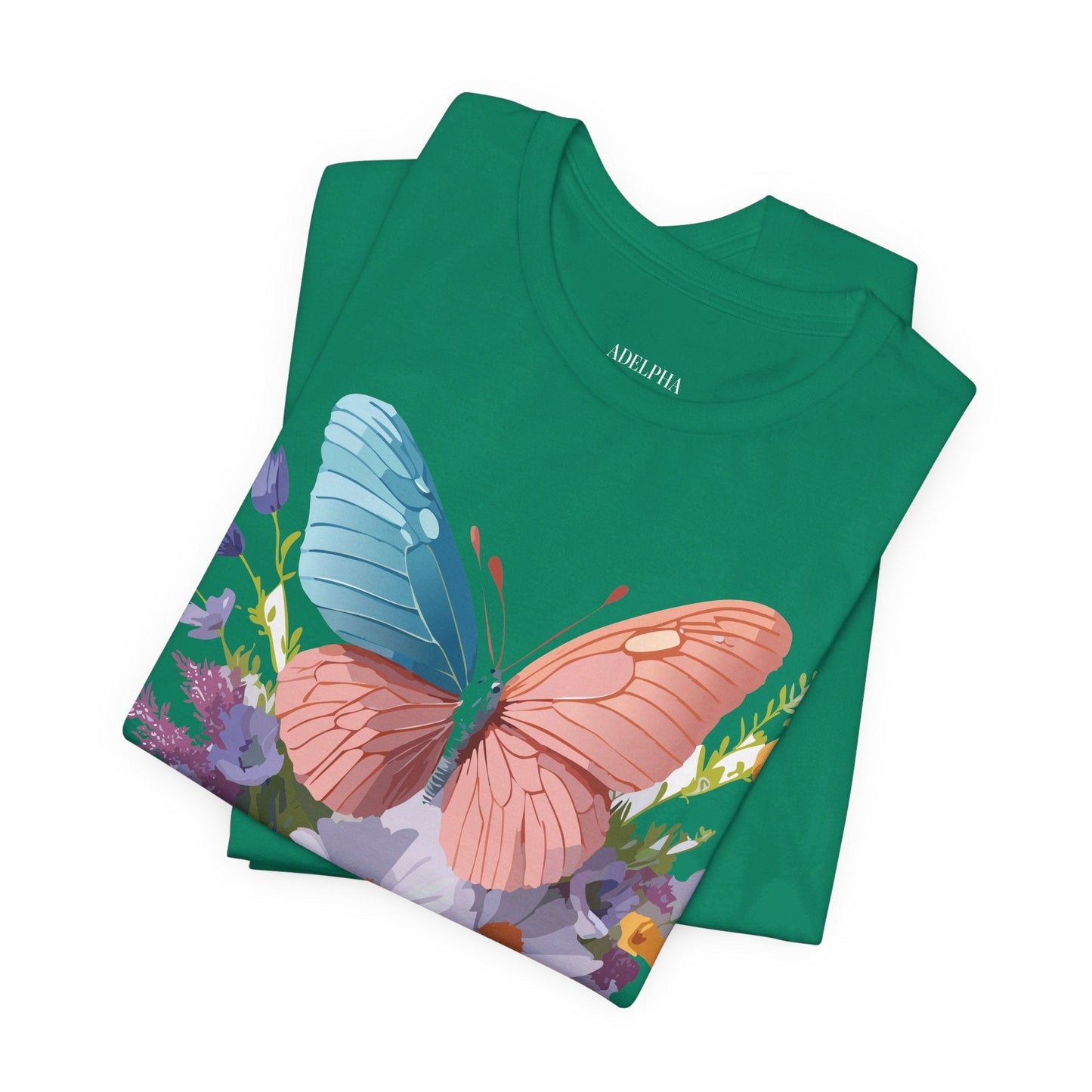 Butterfly Graphic Tee Unisex Adelpha Art Vintage Inspired Short Sleeve Shirt