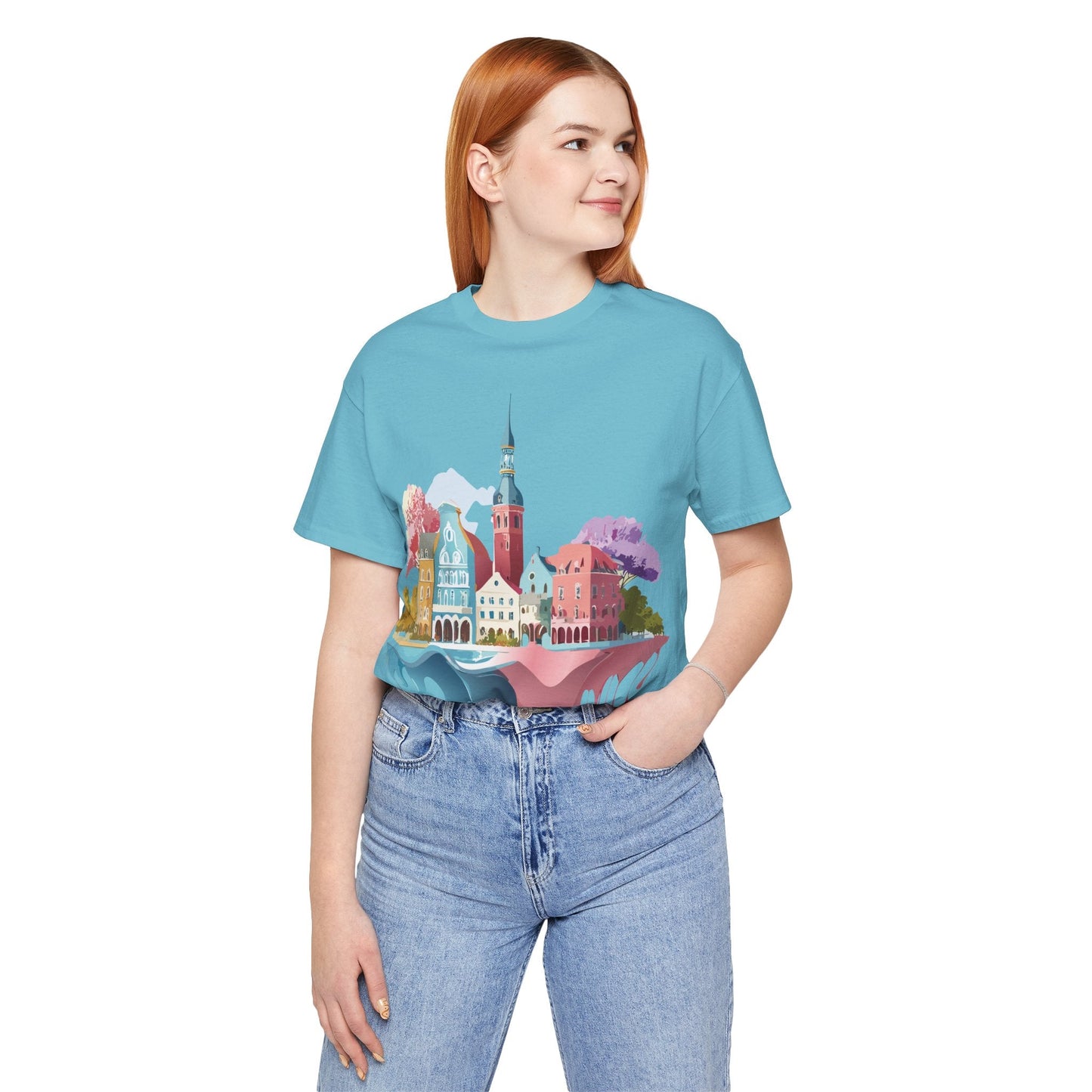 Germany Tourist Shirt Unisex Graphic Tee With Vintage Adelpha Artwork Short Sleeve
