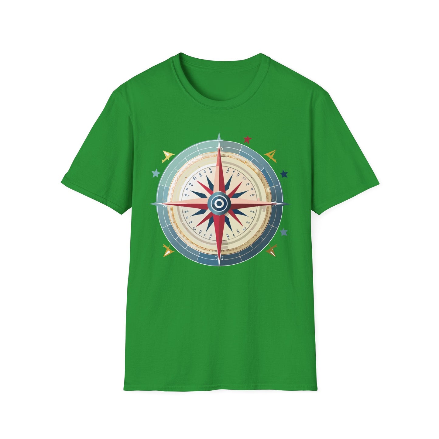Compass Navigator Graphic Tee Unisex 100 Cotton 21