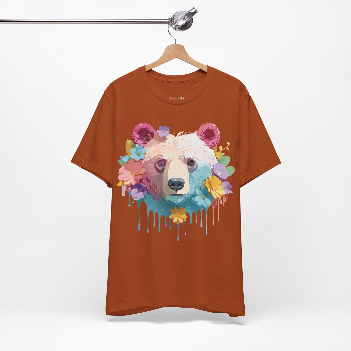 Bear Graphic T Shirt Unisex Adelpha Vintage Inspired Artwork Tee