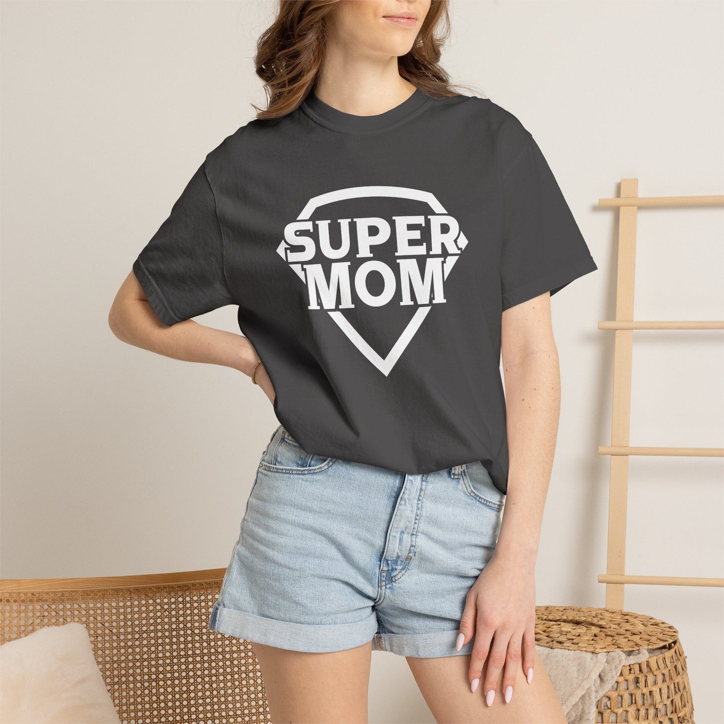 Mom T-shirt Mother's Day Mama Tee Unisex Comfort Colors Garment-Dyed Cotton h3