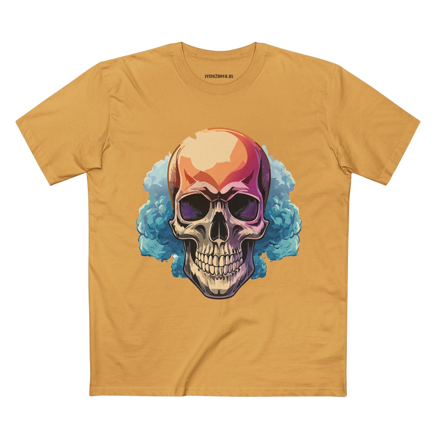 Skull Shirt Skeleton Shirt Unisex Premium Cotton Art Tee From Retro2Nova Original Art Design