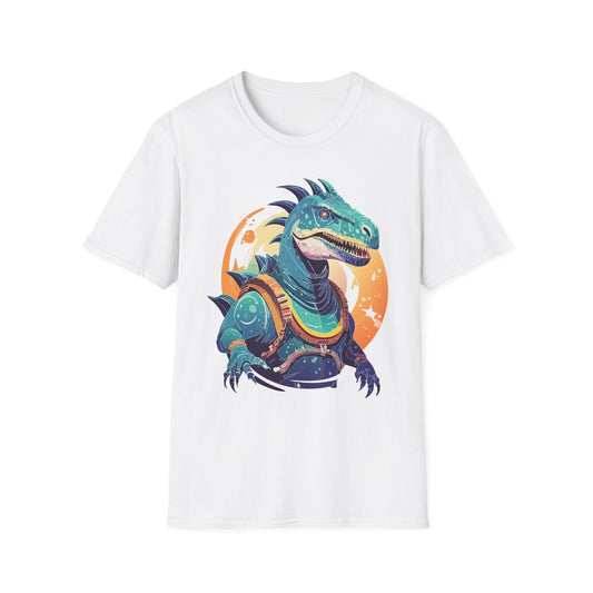 Alien Graphic Unisex Cotton Softstyle UFO Artwork Tee 17