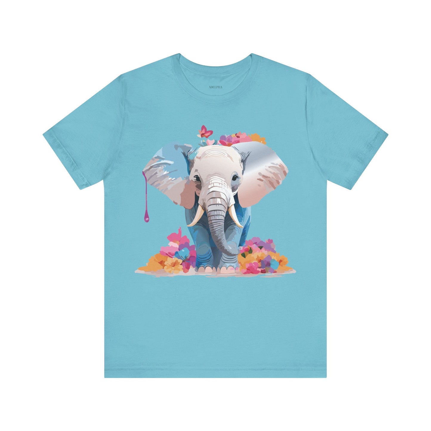 Elephant Graphic Unisex 100 Cotton Jersey Vintage Art Design Tee 5