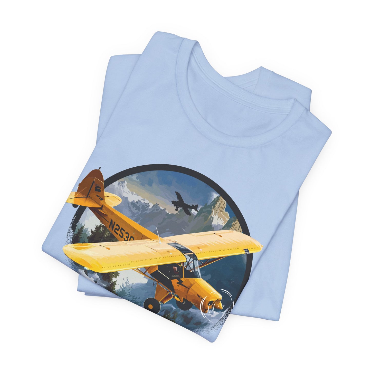 Retro Plane Graphic Design Tee, Plane Shirt, Vintage Tees, Art Design T-Shirt, Graphic Tee, Retro Art Shirts