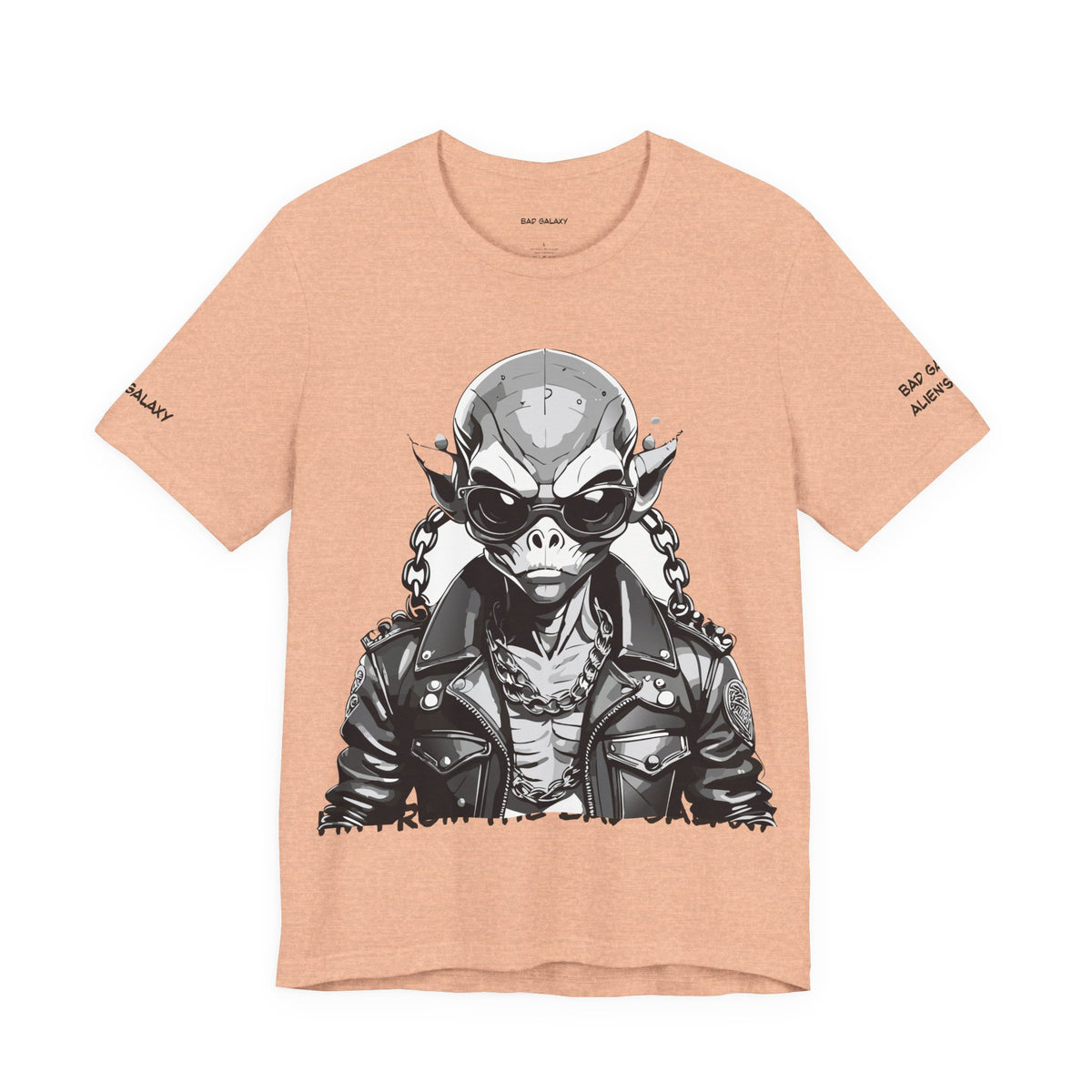 Alien Graphic Unisex Cotton Bella+Canvas Tee with Art Design b52
