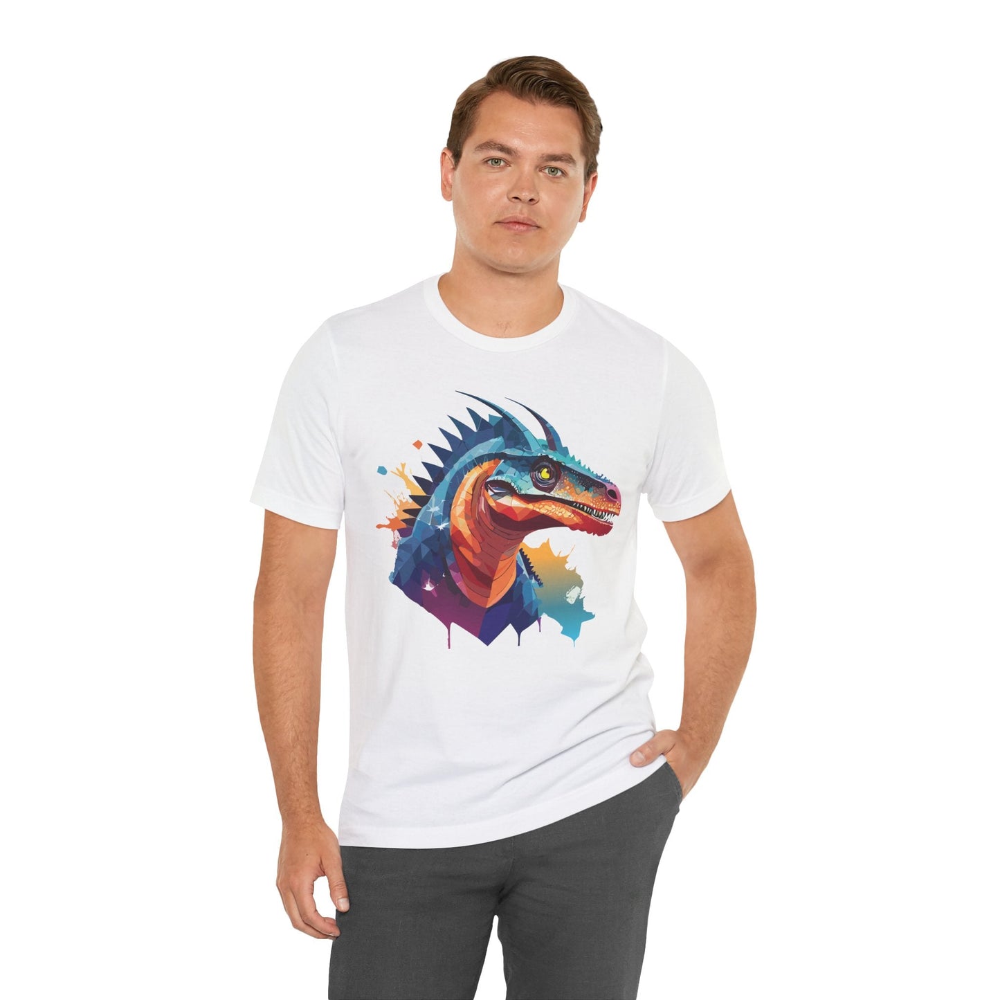 Unisex Animal Tee Shirt With Animals Art Design Wild Animals Shirt For Everyday Wear