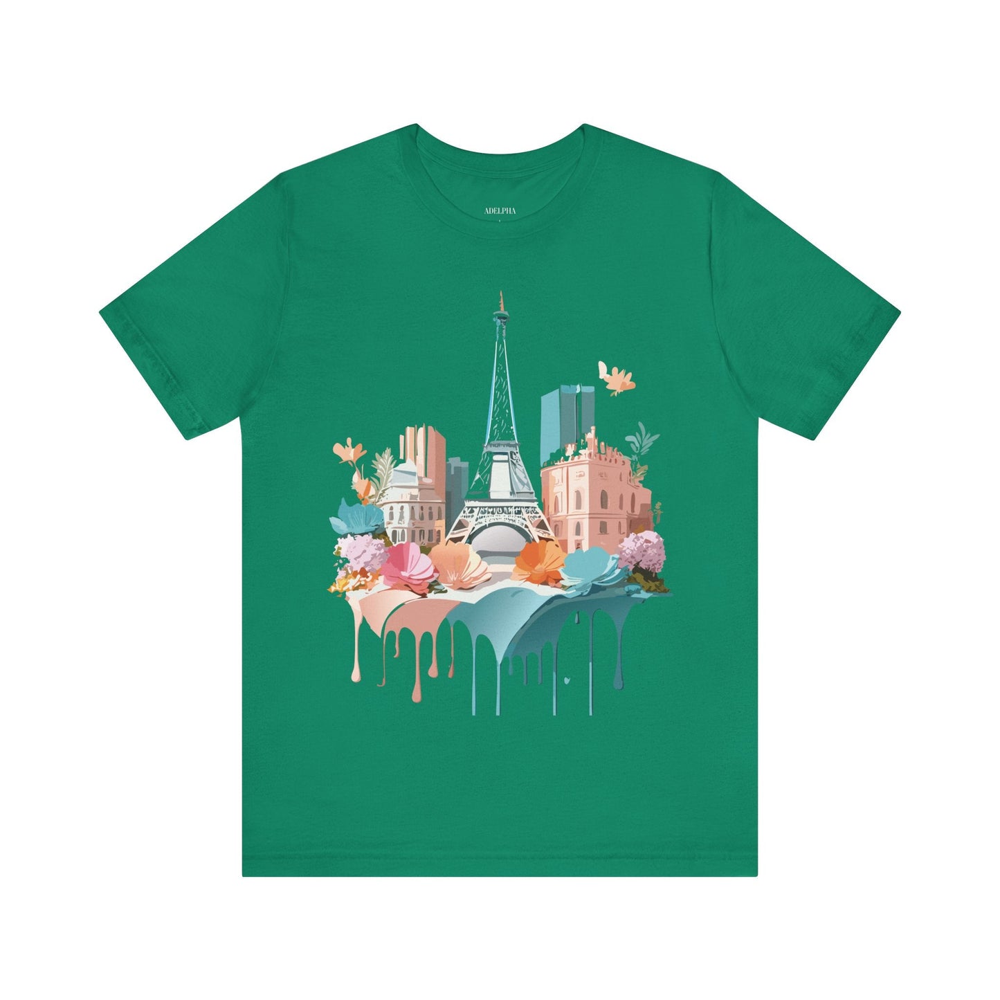 Paris Tourist Shirt Unisex Graphic Tee With Vintage Inspired Artwork By Adelpha Collection