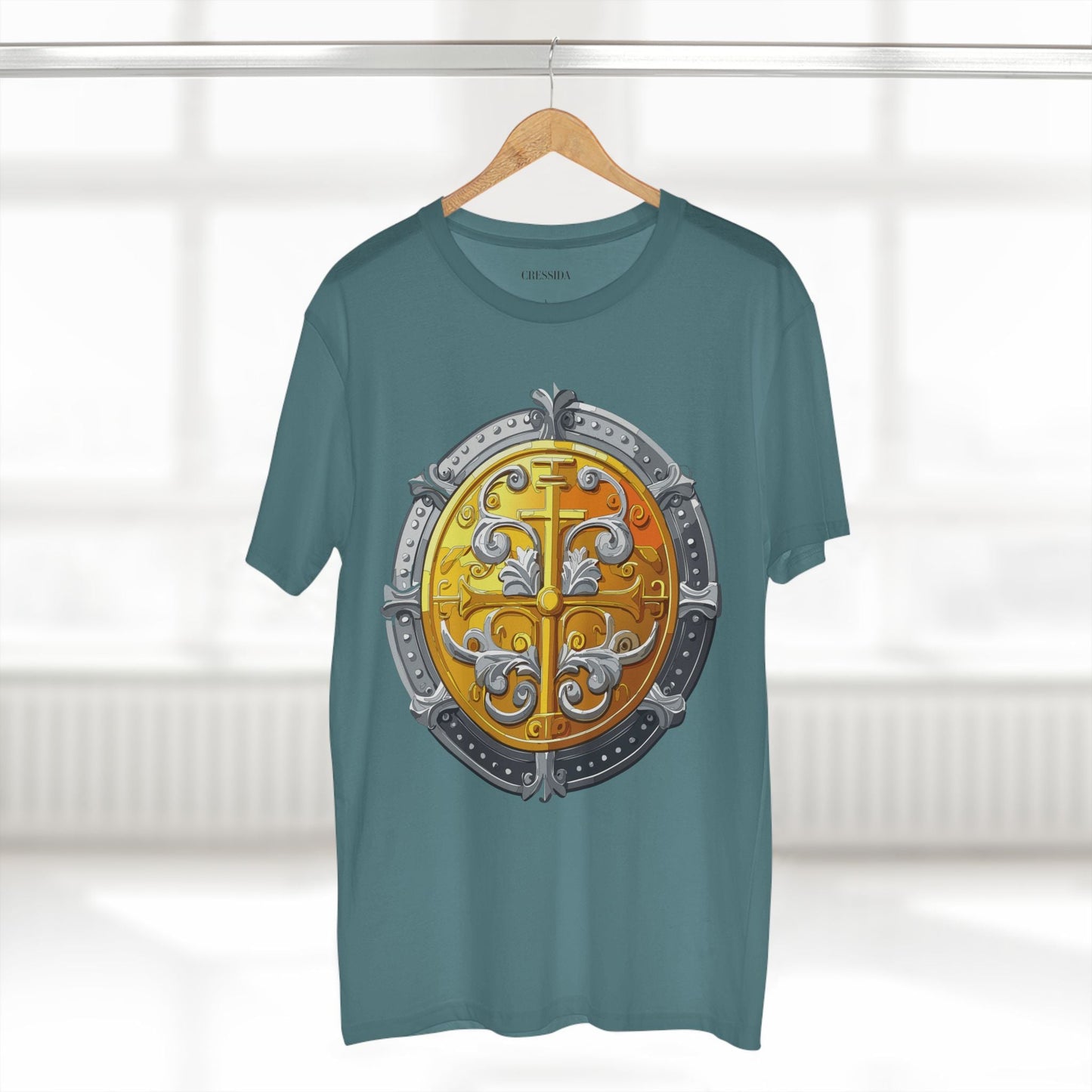 Antique Gold Coin Graphic Design T-Shirt Unisex 100 Cotton With Golden Print Artwork Tee 19