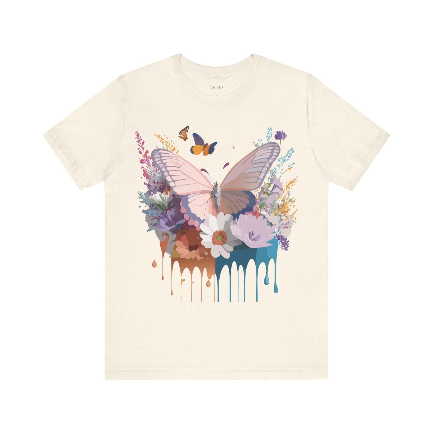 Butterfly Graphic Tee Adelpha Art Design Unisex Short Sleeve Shirt