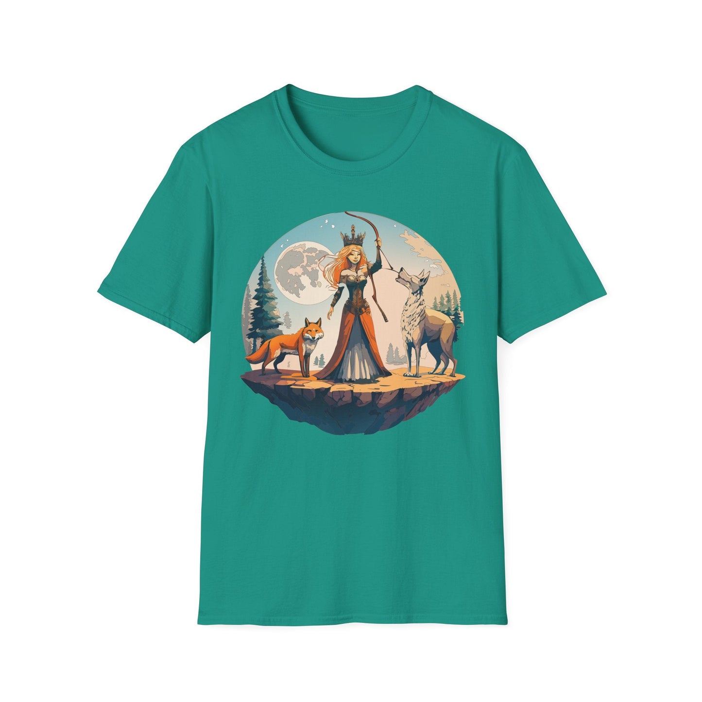 Womens Graphic T Shirts Art Design Shirt Softstyle Gildan 64000 Unisex Tee Ring Spun Cotton