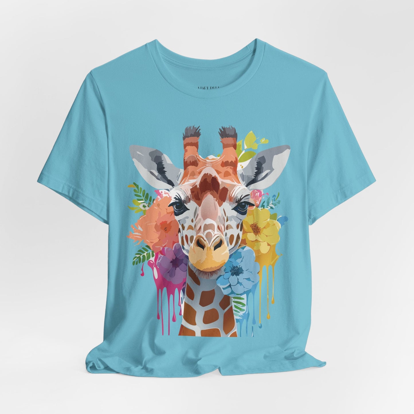 Giraffe Graphic Tee Unisex Jersey Short Sleeve Adelpha Vintage Inspired Artwork Design